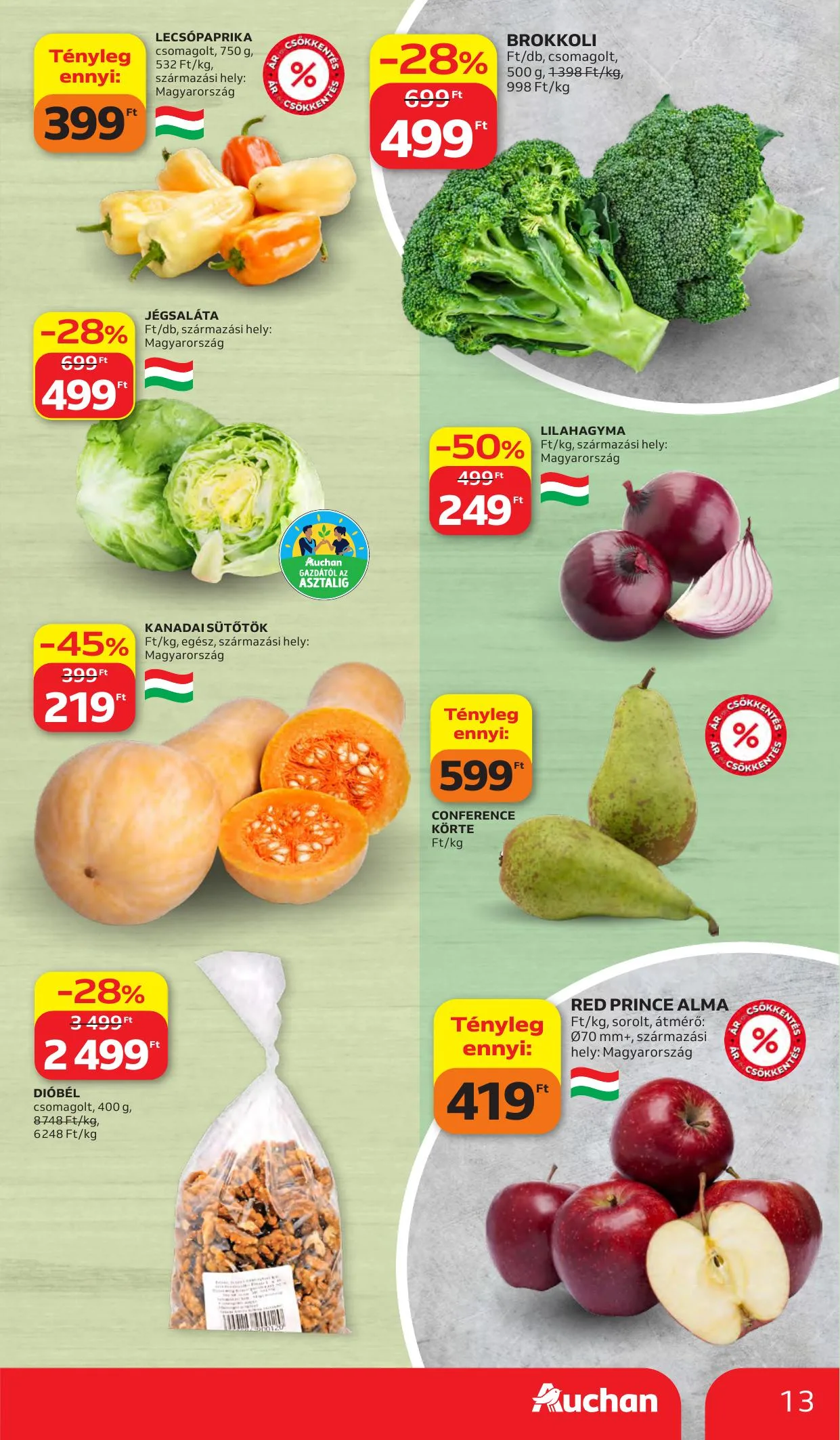 Auchan akciós újság Heti Hipermarket ajánlataink 10.15–10.21 – 13. oldal