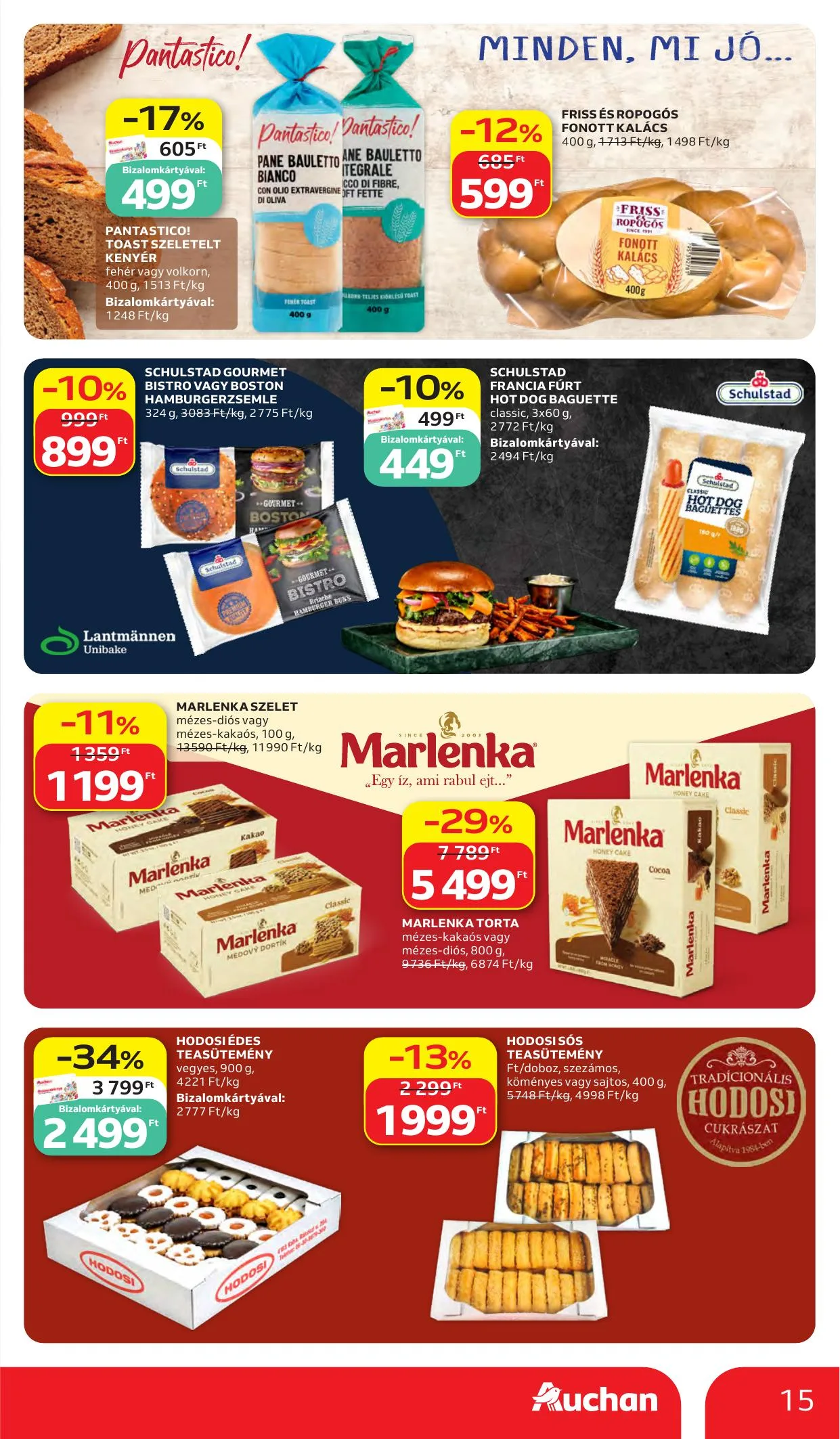 Auchan akciós újság Heti Hipermarket ajánlataink 10.15–10.21 – 15. oldal