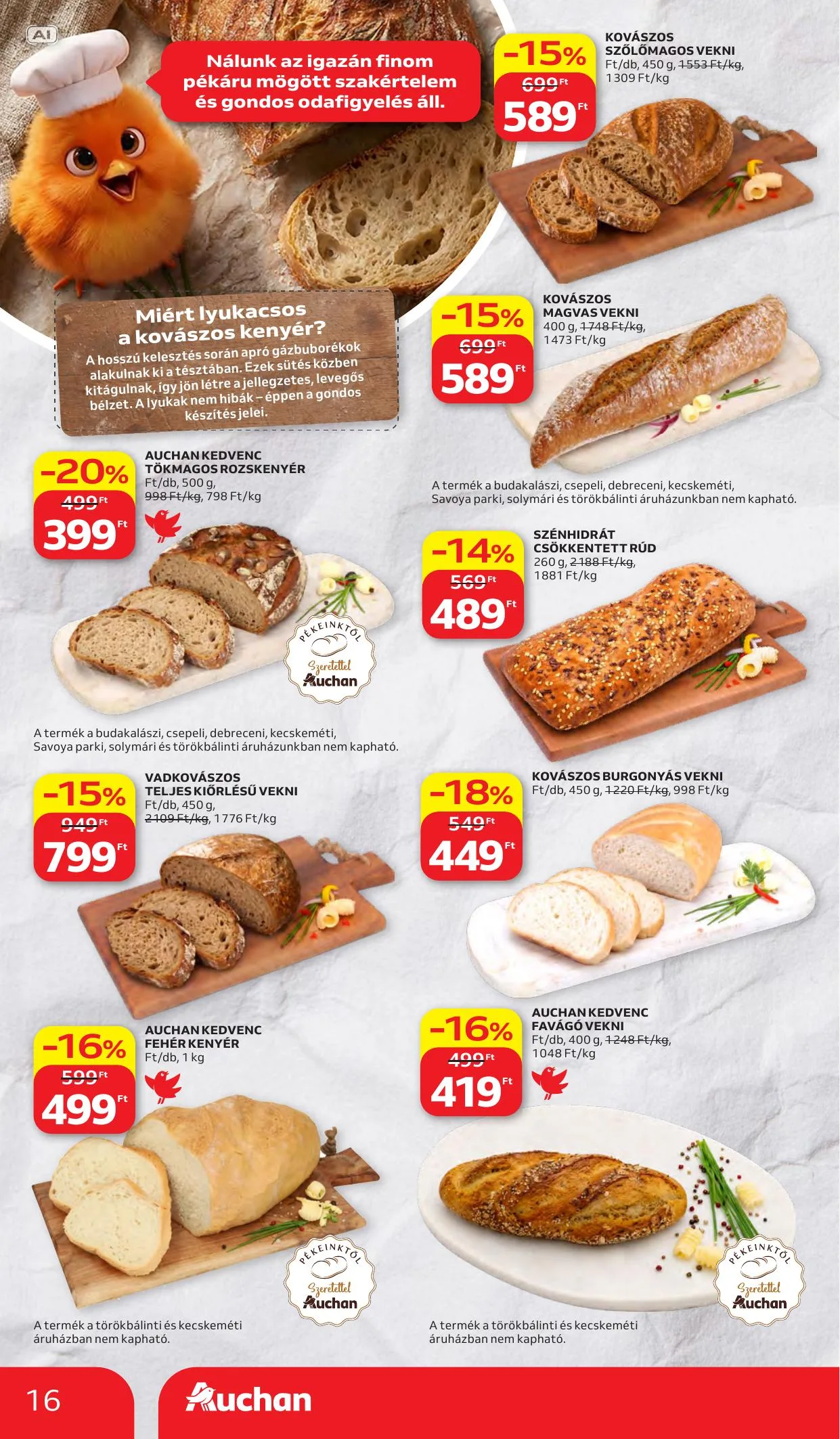 Auchan akciós újság Heti Hipermarket ajánlataink 10.15–10.21 – 16. oldal