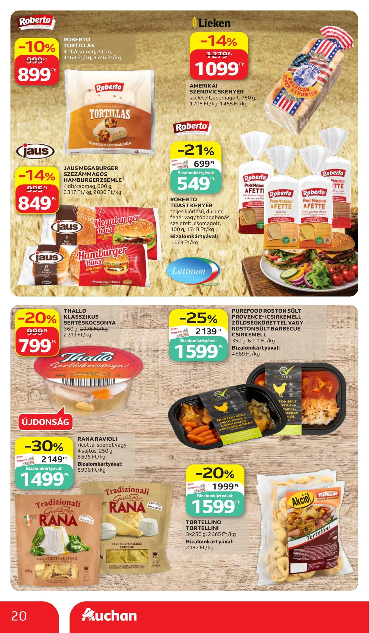 Auchan akciós újság Heti Hipermarket ajánlataink 10.15–10.21 – 20. oldal