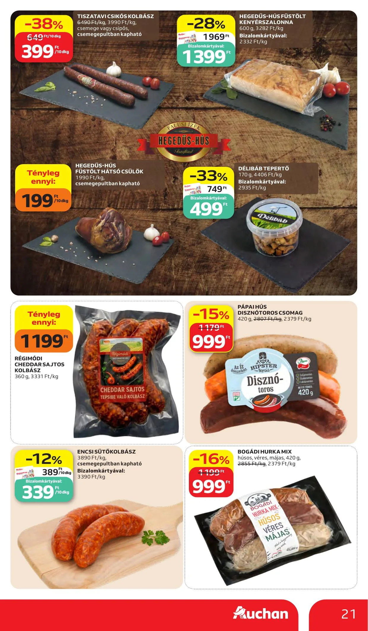 Auchan akciós újság Heti Hipermarket ajánlataink 10.15–10.21 – 21. oldal