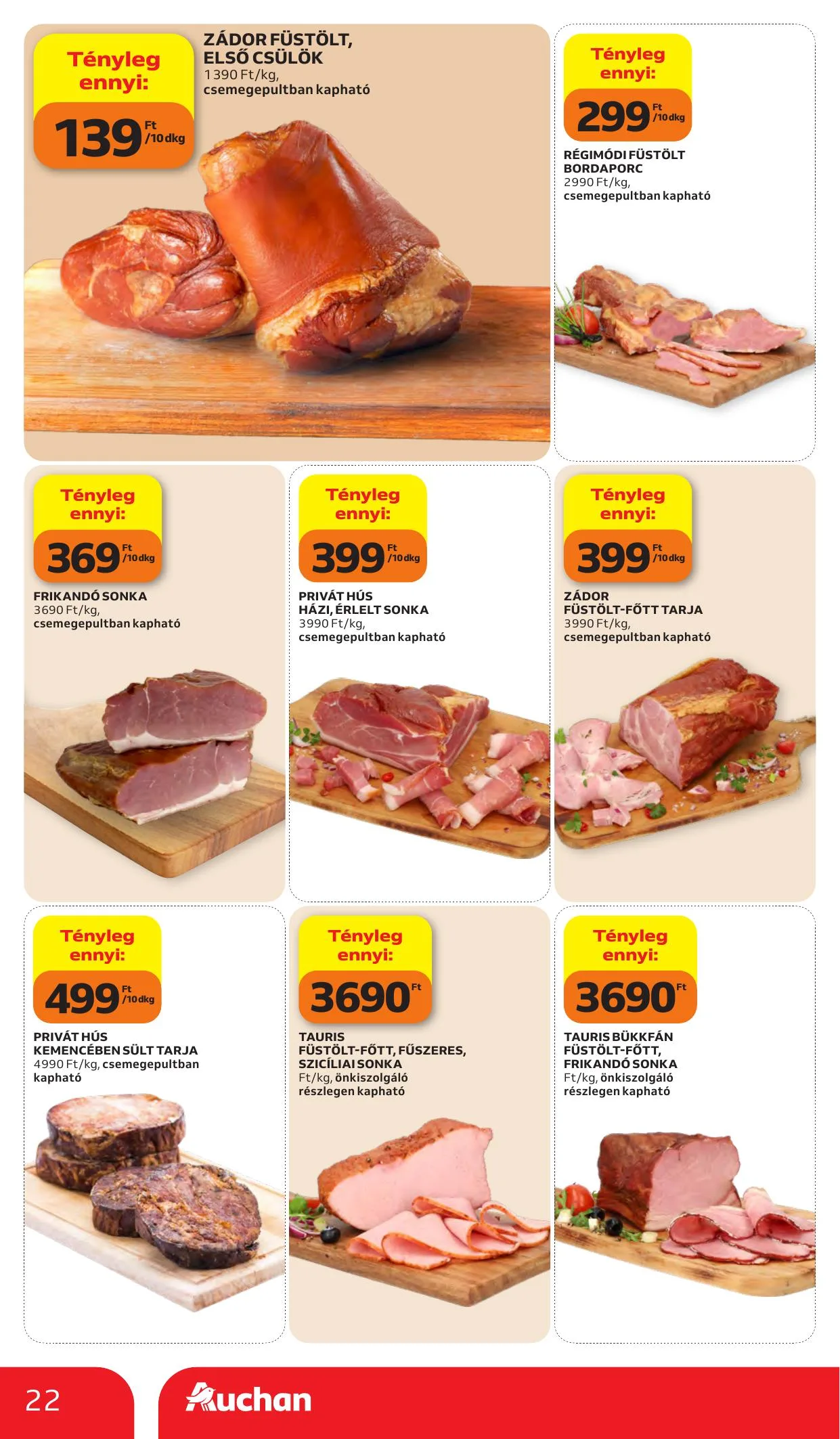 Auchan akciós újság Heti Hipermarket ajánlataink 10.15–10.21 – 22. oldal