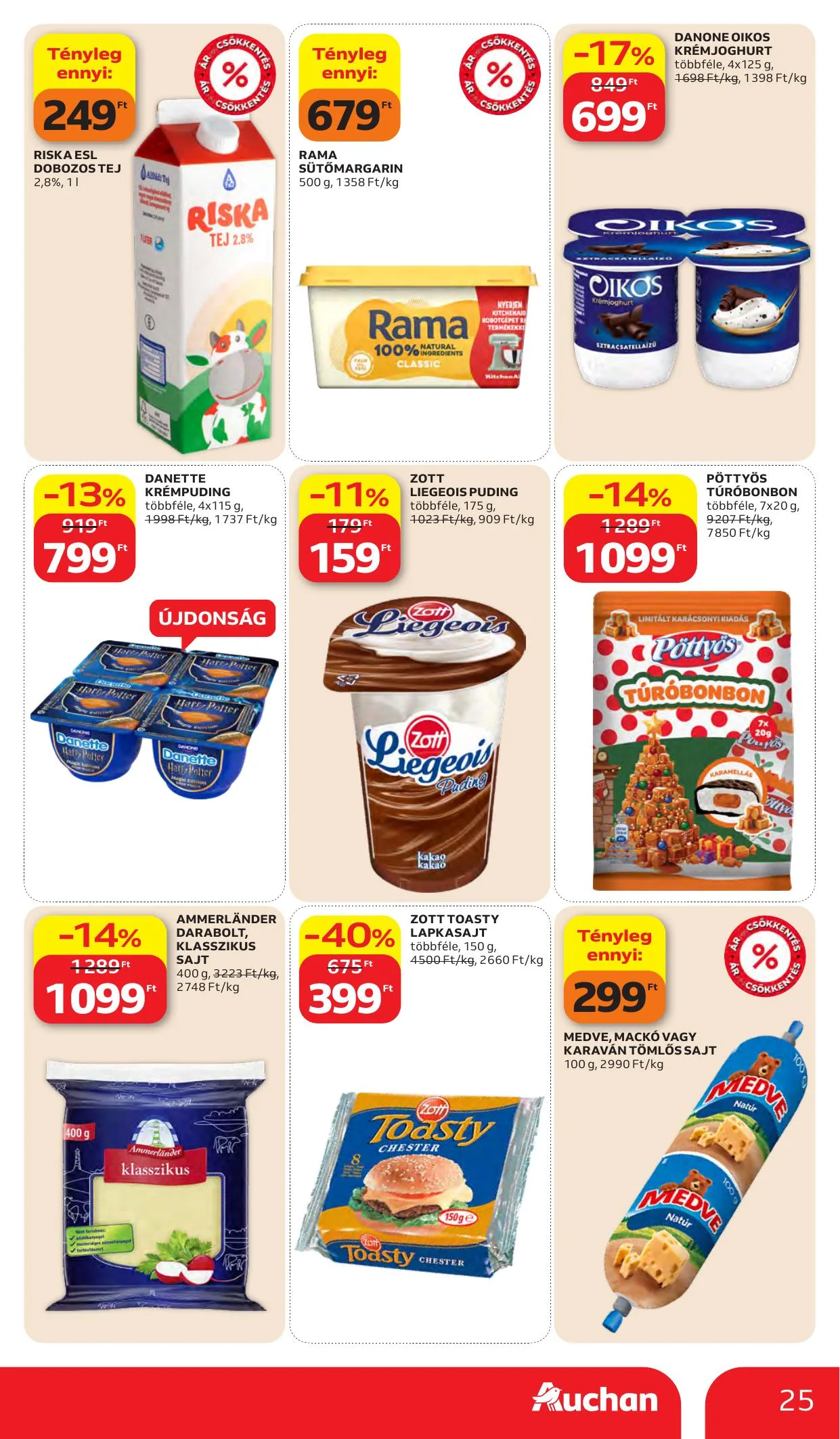 Auchan akciós újság Heti Hipermarket ajánlataink 10.15–10.21 – 25. oldal