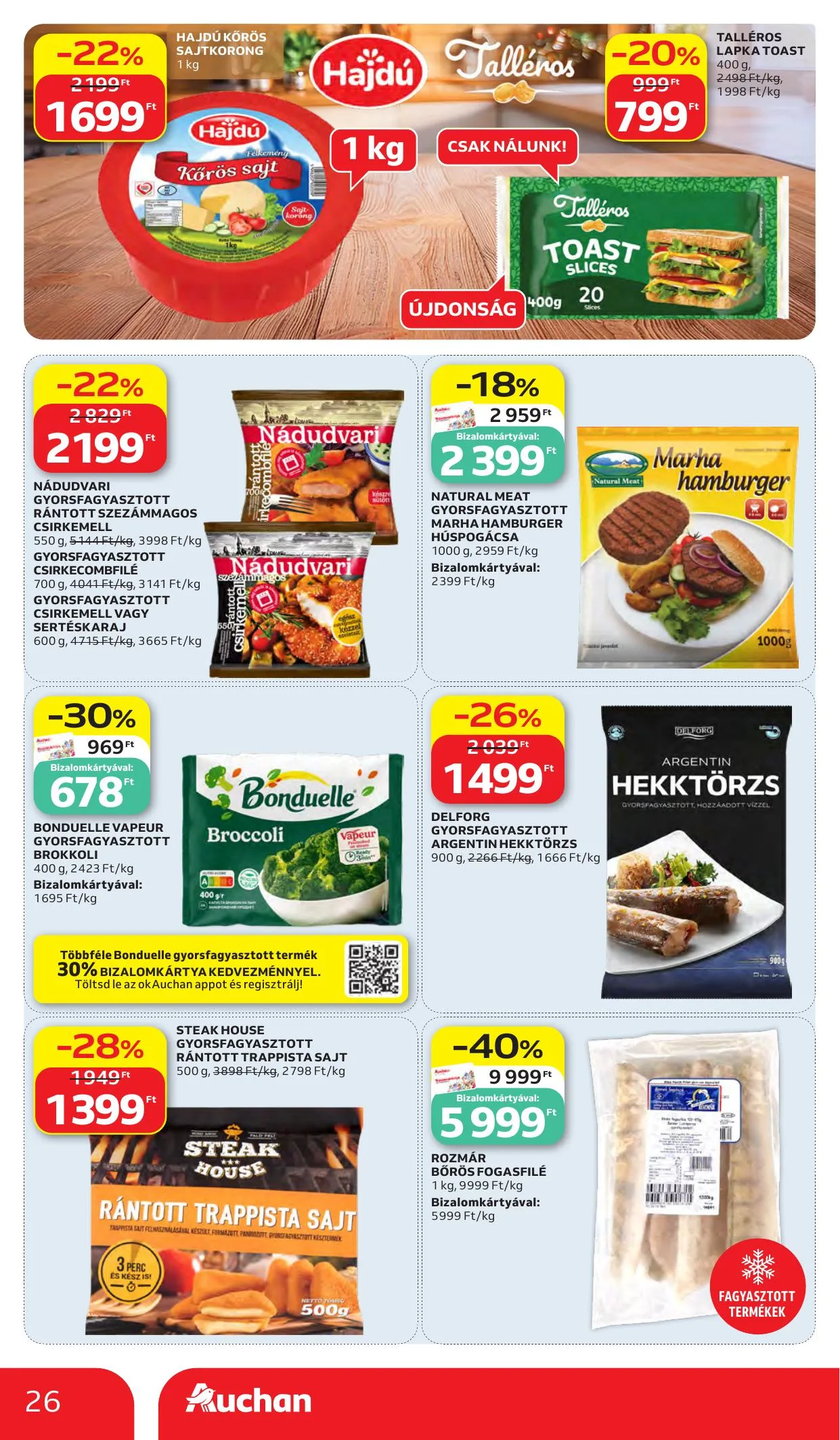 Auchan akciós újság Heti Hipermarket ajánlataink 10.15–10.21 – 26. oldal