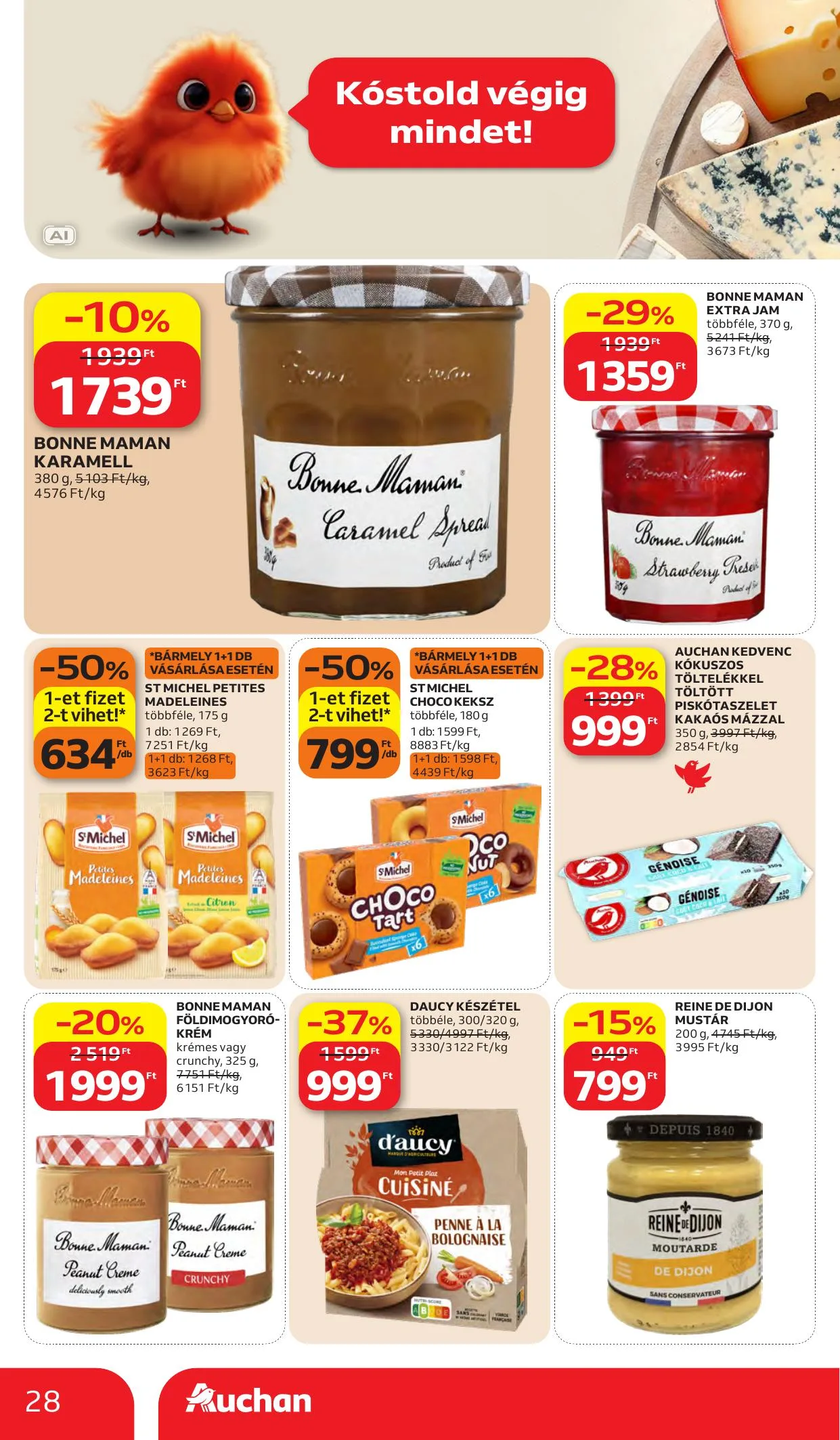 Auchan akciós újság Heti Hipermarket ajánlataink 10.15–10.21 – 28. oldal