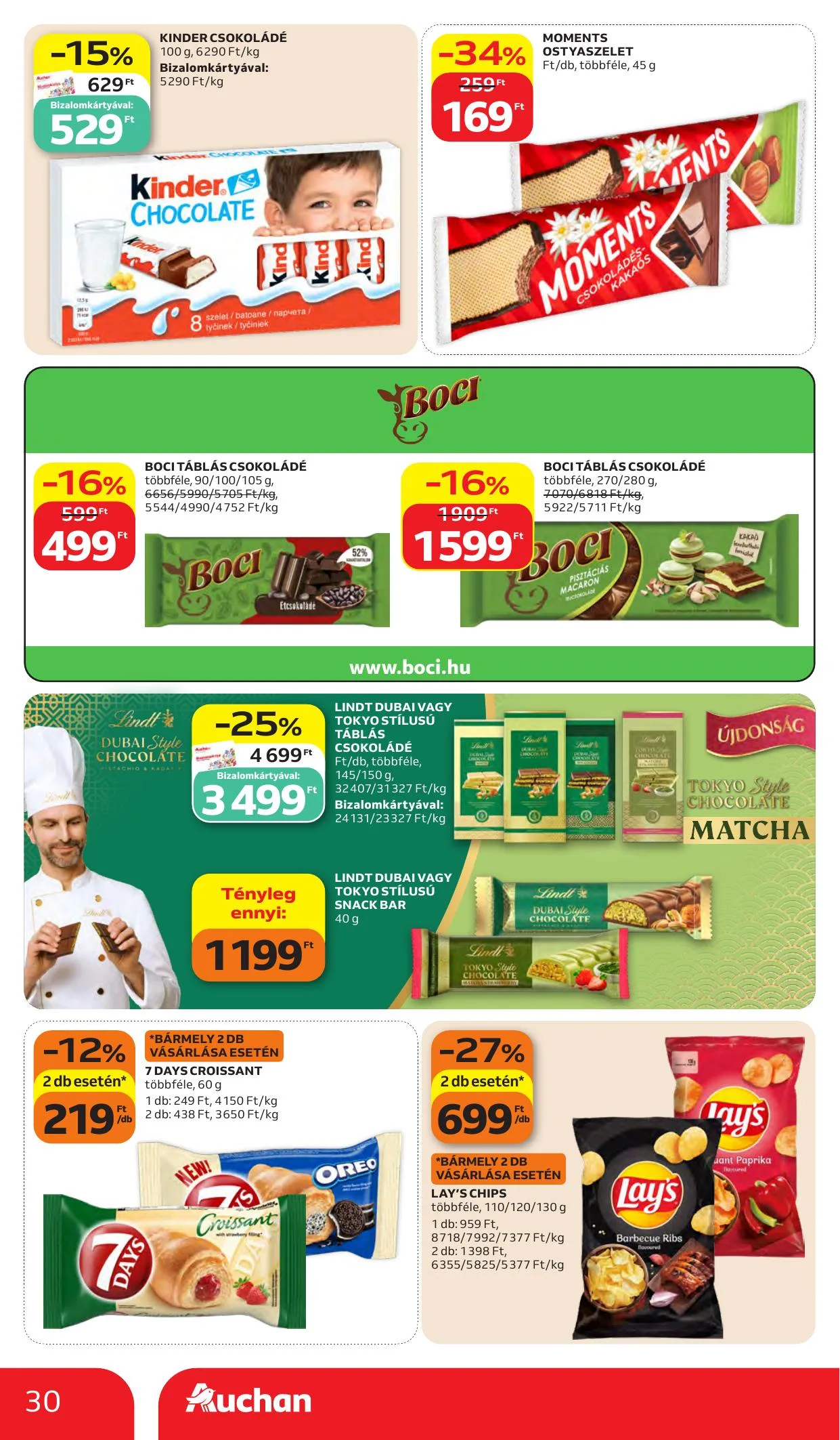 Auchan akciós újság Heti Hipermarket ajánlataink 10.15–10.21 – 30. oldal