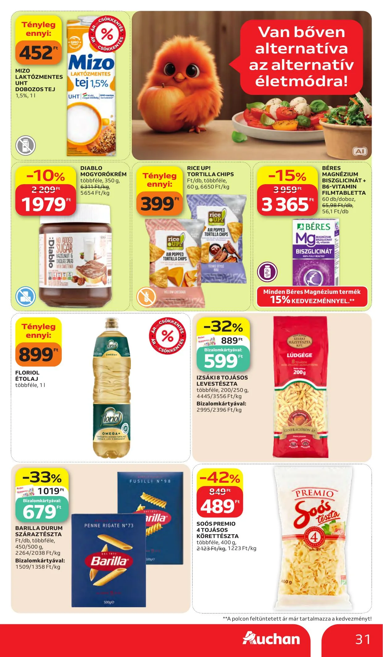 Auchan akciós újság Heti Hipermarket ajánlataink 10.15–10.21 – 31. oldal