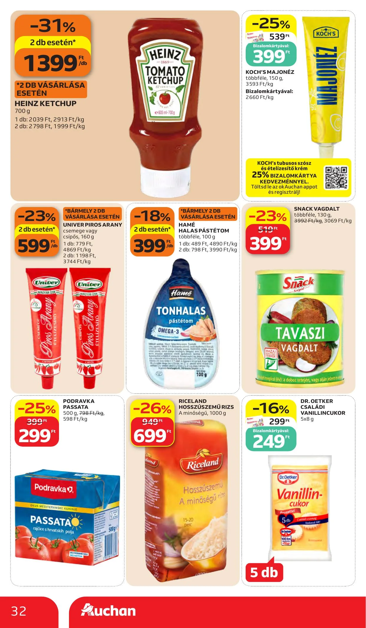 Auchan akciós újság Heti Hipermarket ajánlataink 10.15–10.21 – 32. oldal