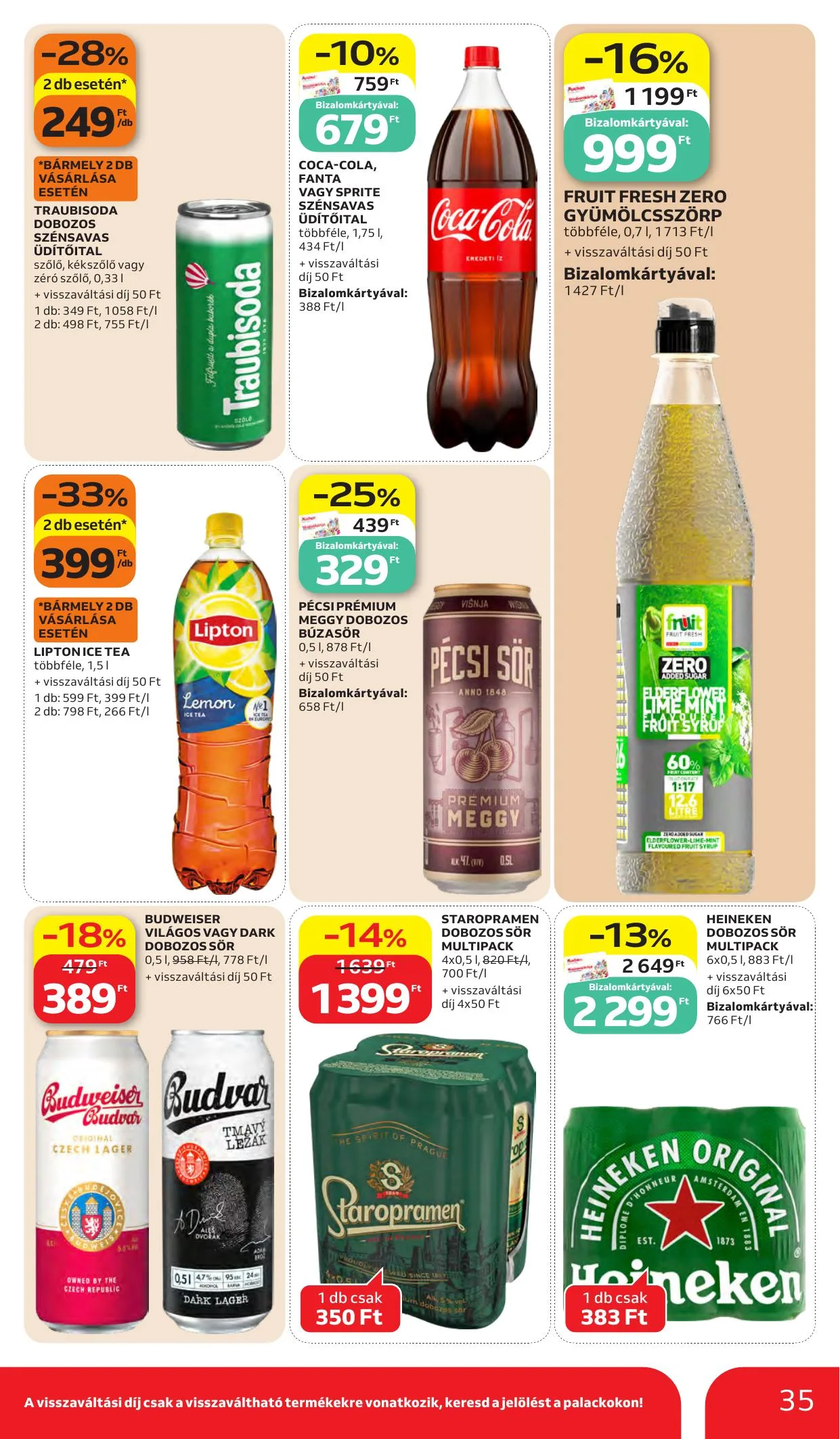 Auchan akciós újság Heti Hipermarket ajánlataink 10.15–10.21 – 35. oldal