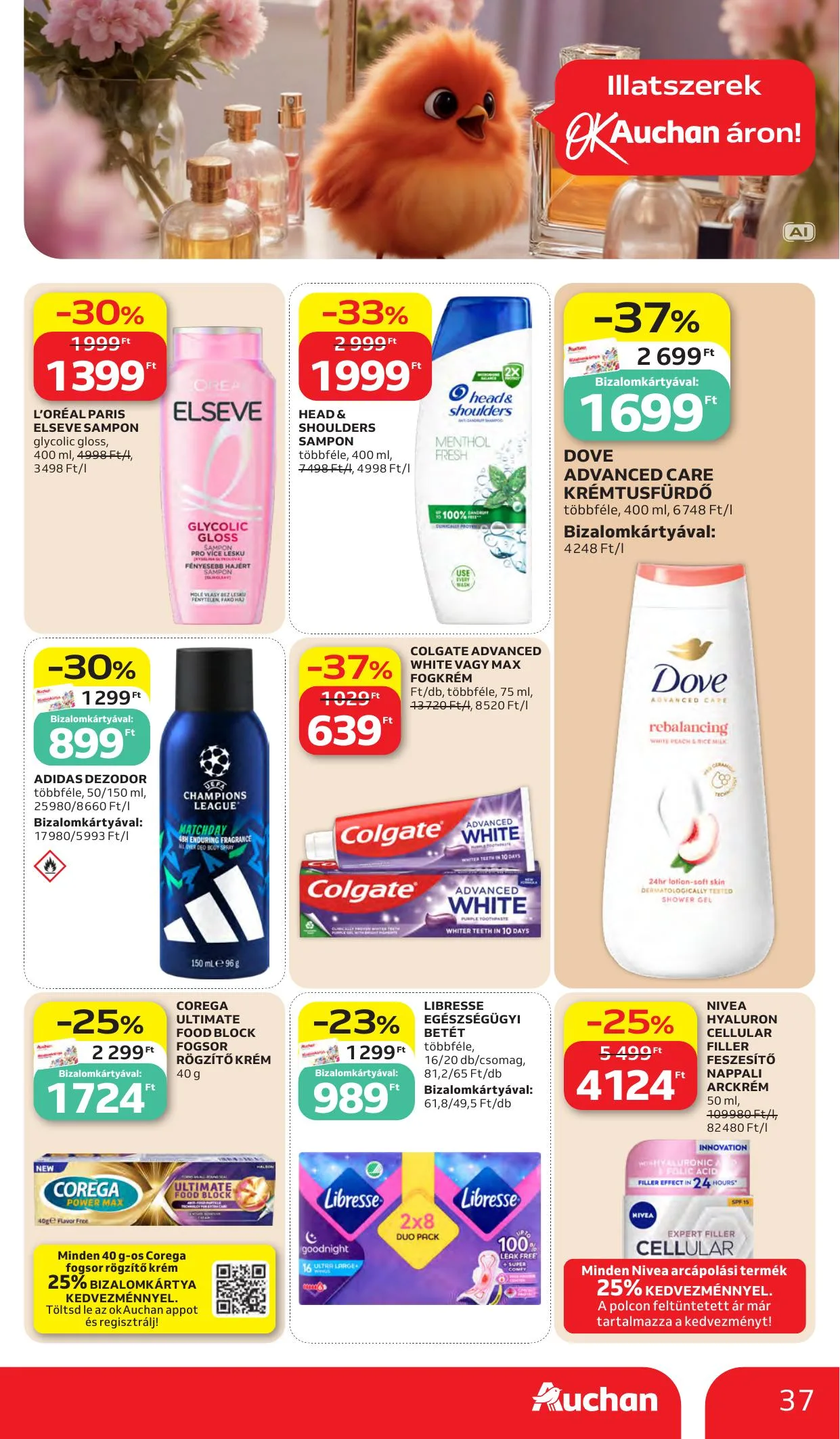 Auchan akciós újság Heti Hipermarket ajánlataink 10.15–10.21 – 37. oldal