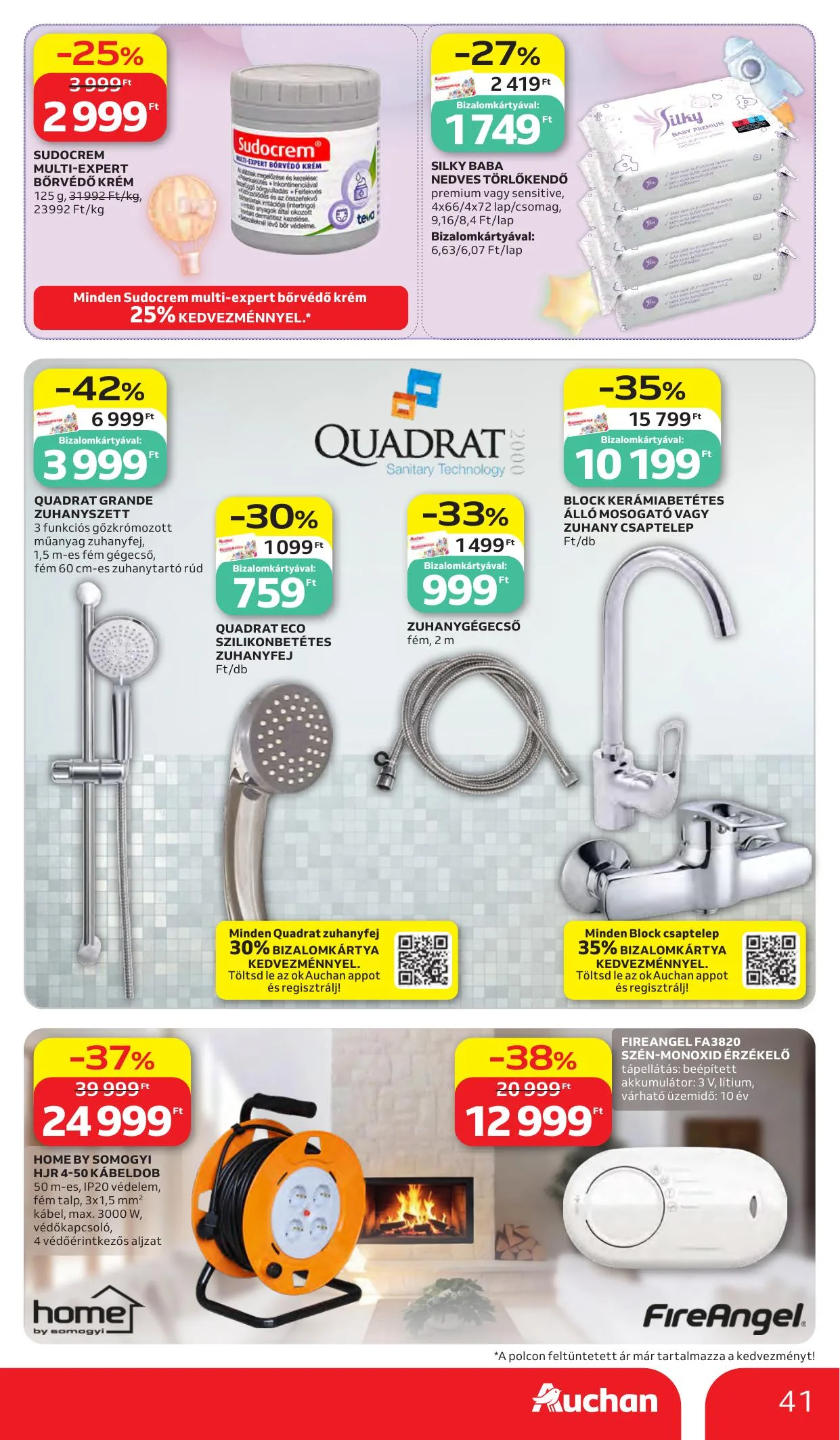 Auchan akciós újság Heti Hipermarket ajánlataink 10.15–10.21 – 41. oldal