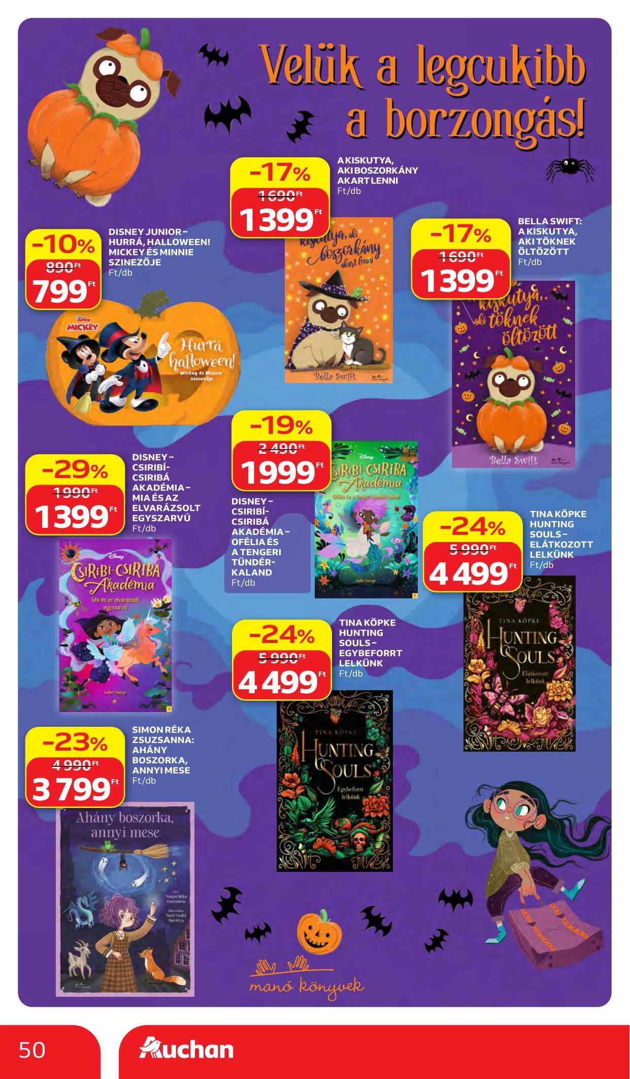 Auchan akciós újság Heti Hipermarket ajánlataink 10.15–10.21 – 50. oldal