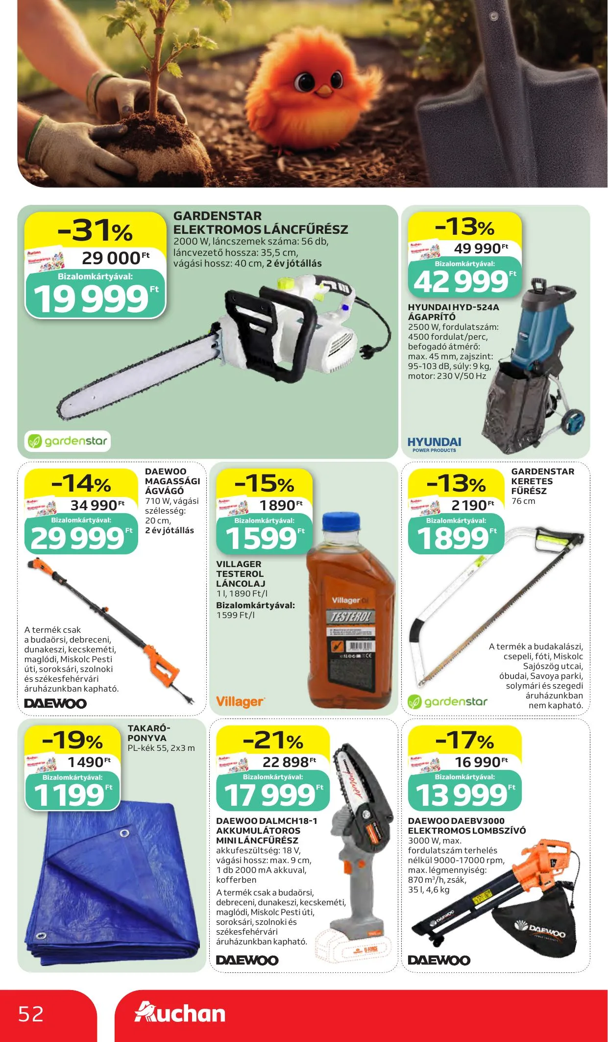 Auchan akciós újság Heti Hipermarket ajánlataink 10.15–10.21 – 52. oldal