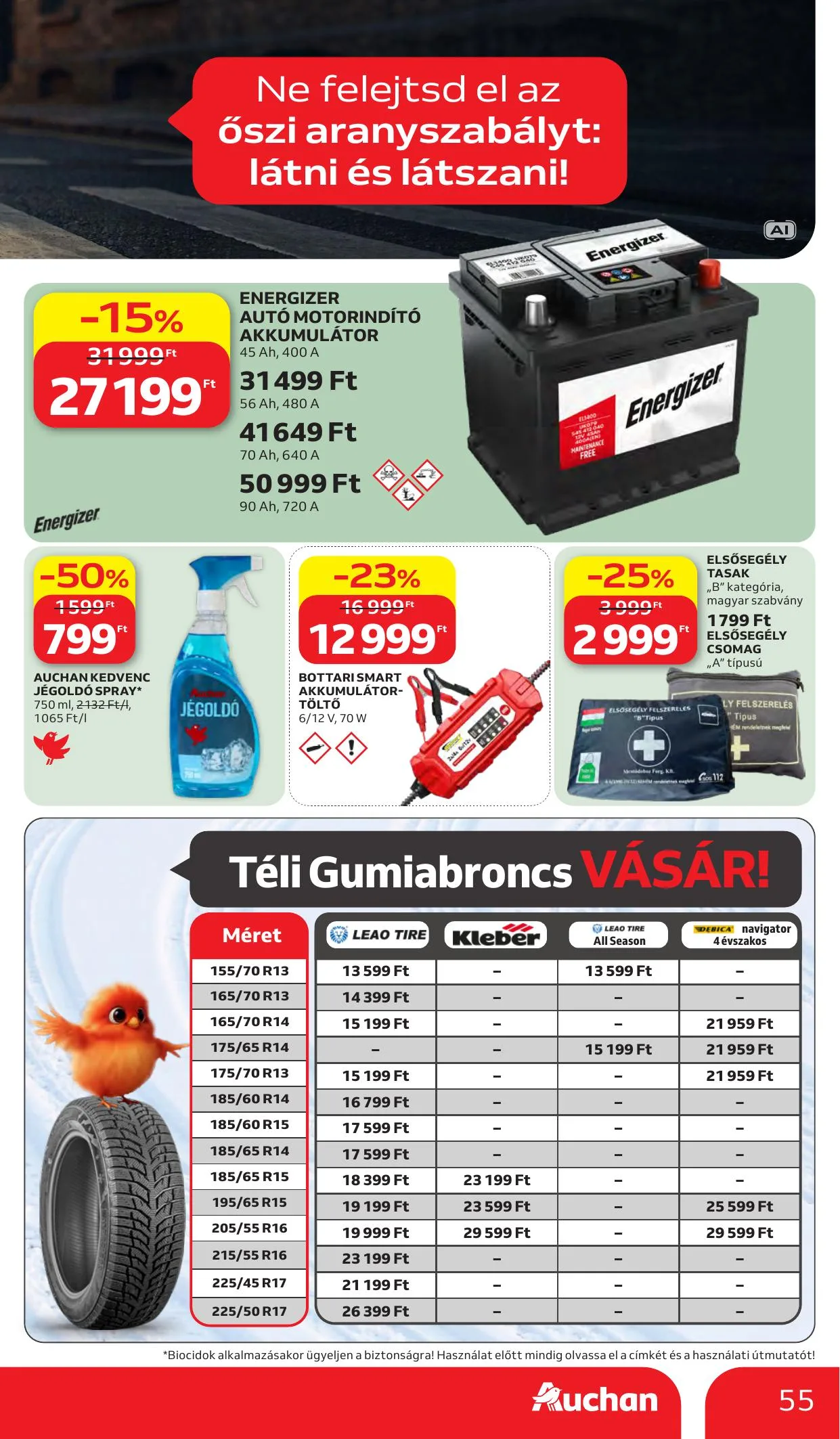 Auchan akciós újság Heti Hipermarket ajánlataink 10.15–10.21 – 55. oldal