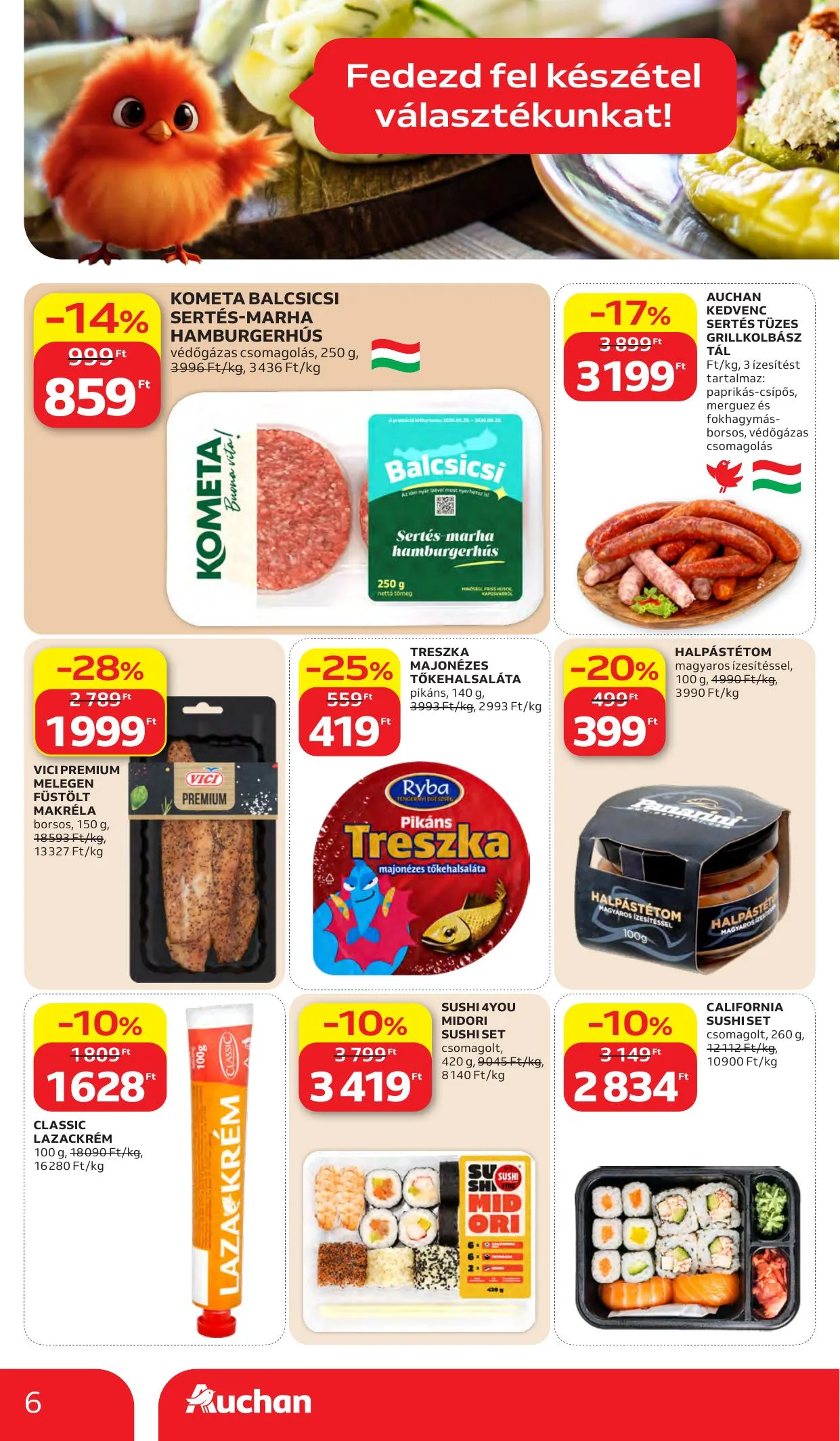 Auchan akciós újság Heti Hipermarket ajánlataink 10.15–10.21 – 6. oldal