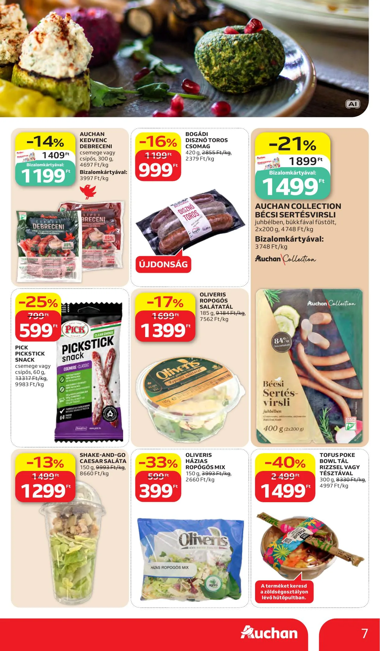 Auchan akciós újság Heti Hipermarket ajánlataink 10.15–10.21 – 7. oldal