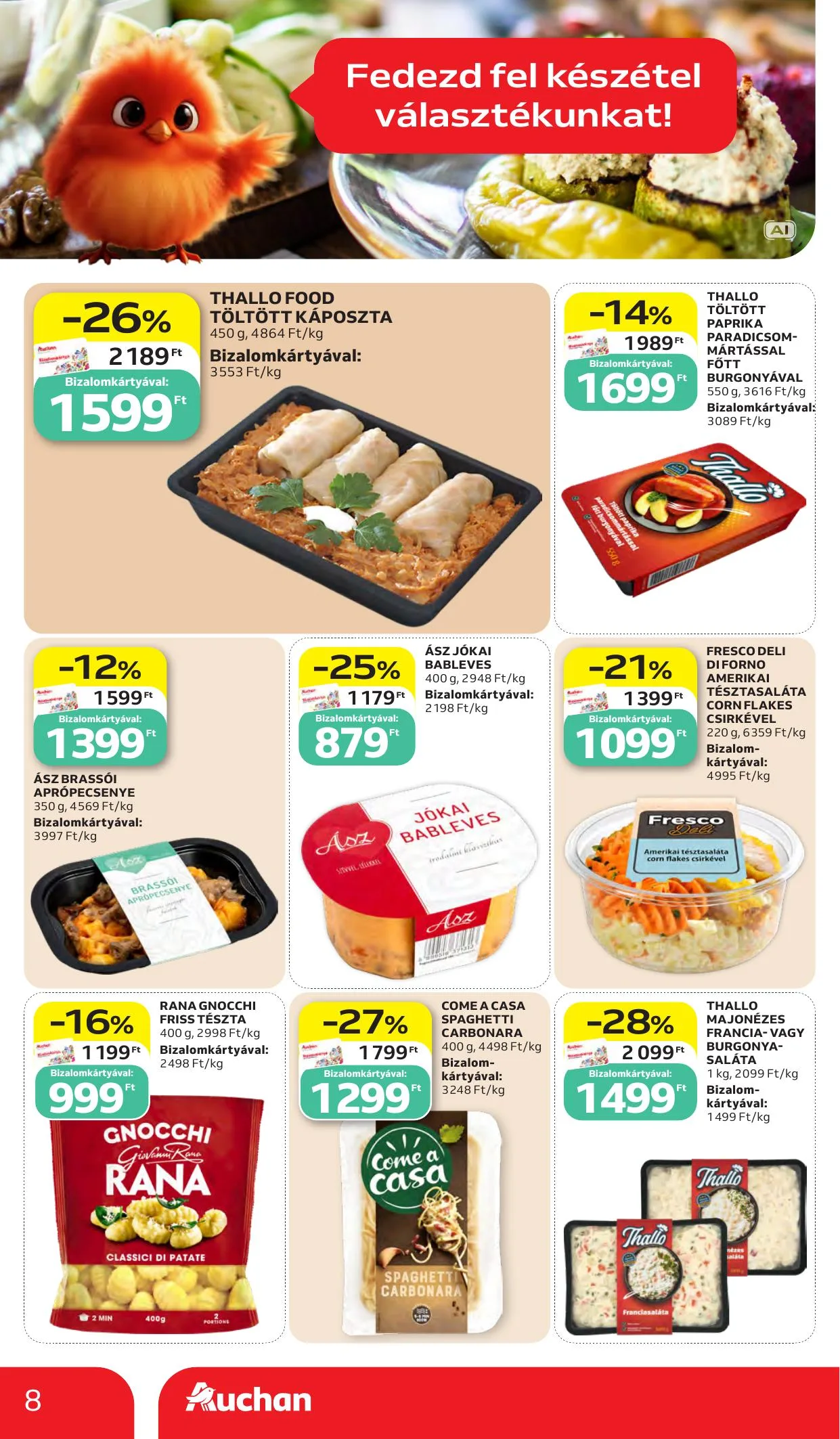 Auchan akciós újság Heti Hipermarket ajánlataink 10.15–10.21 – 8. oldal