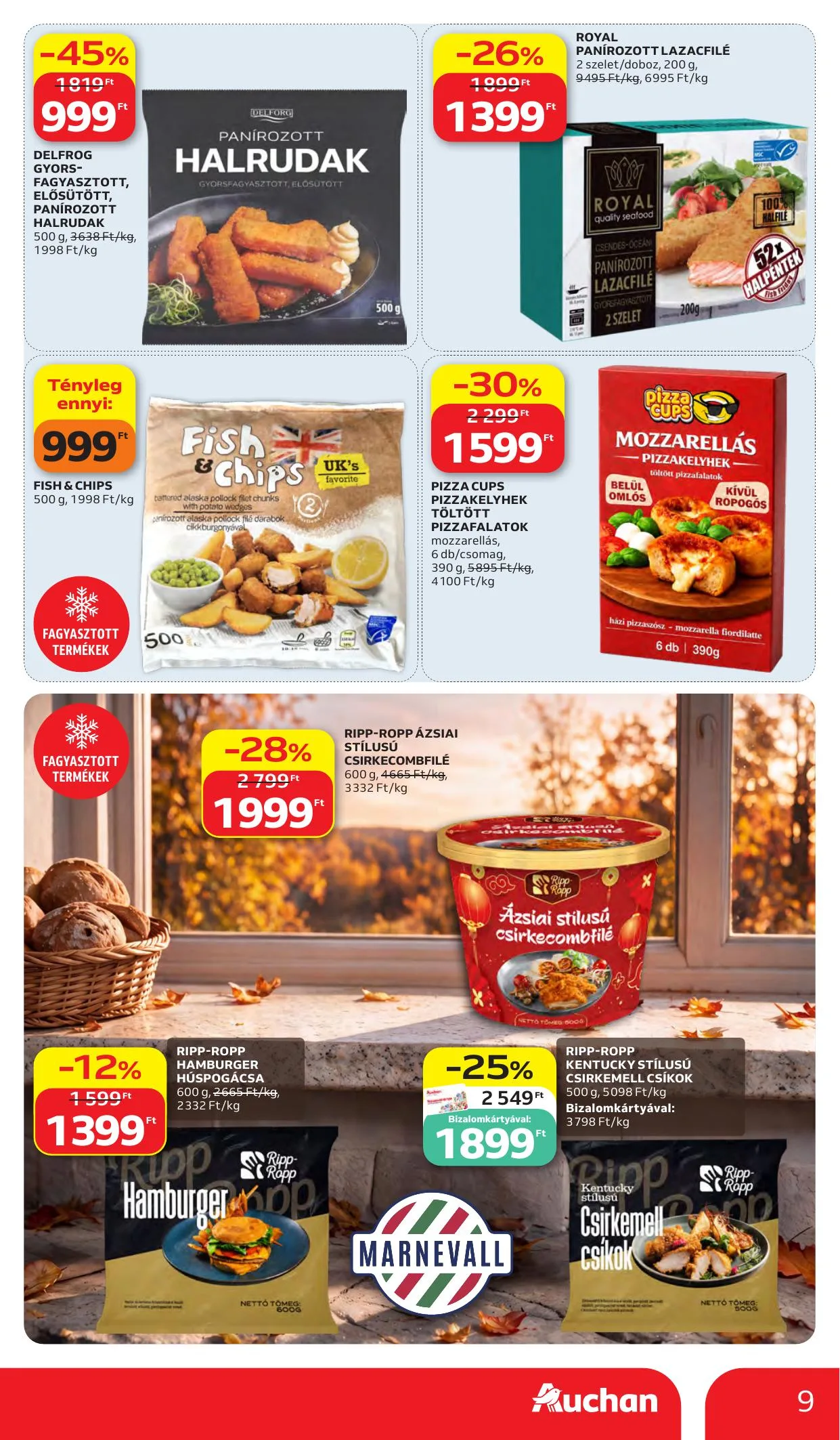 Auchan akciós újság Heti Hipermarket ajánlataink 10.15–10.21 – 9. oldal