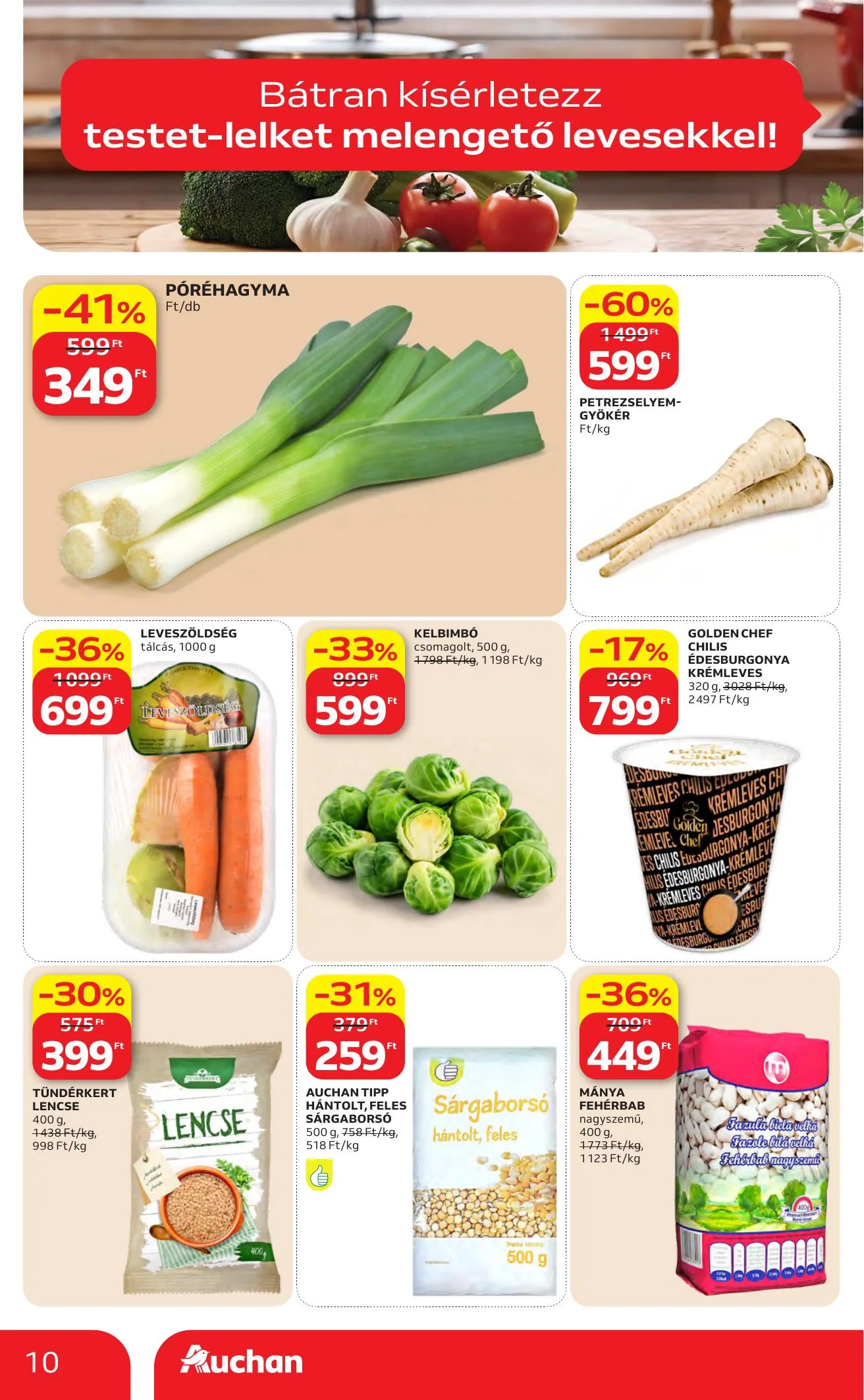 Auchan akciós újság Heti Hipermarket ajánlataink 10.22–10.28 – 10. oldal