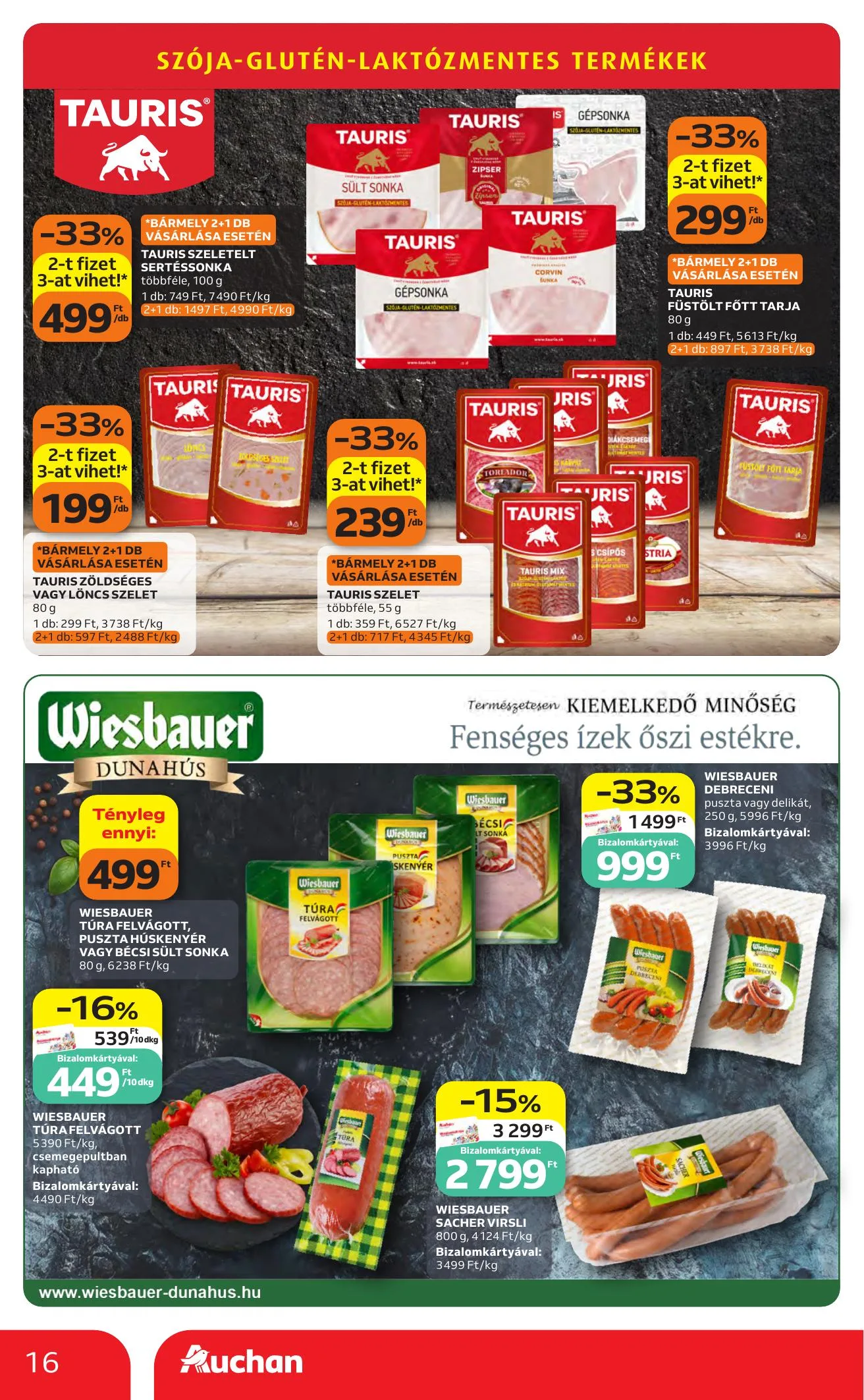 Auchan akciós újság Heti Hipermarket ajánlataink 10.22–10.28 – 16. oldal