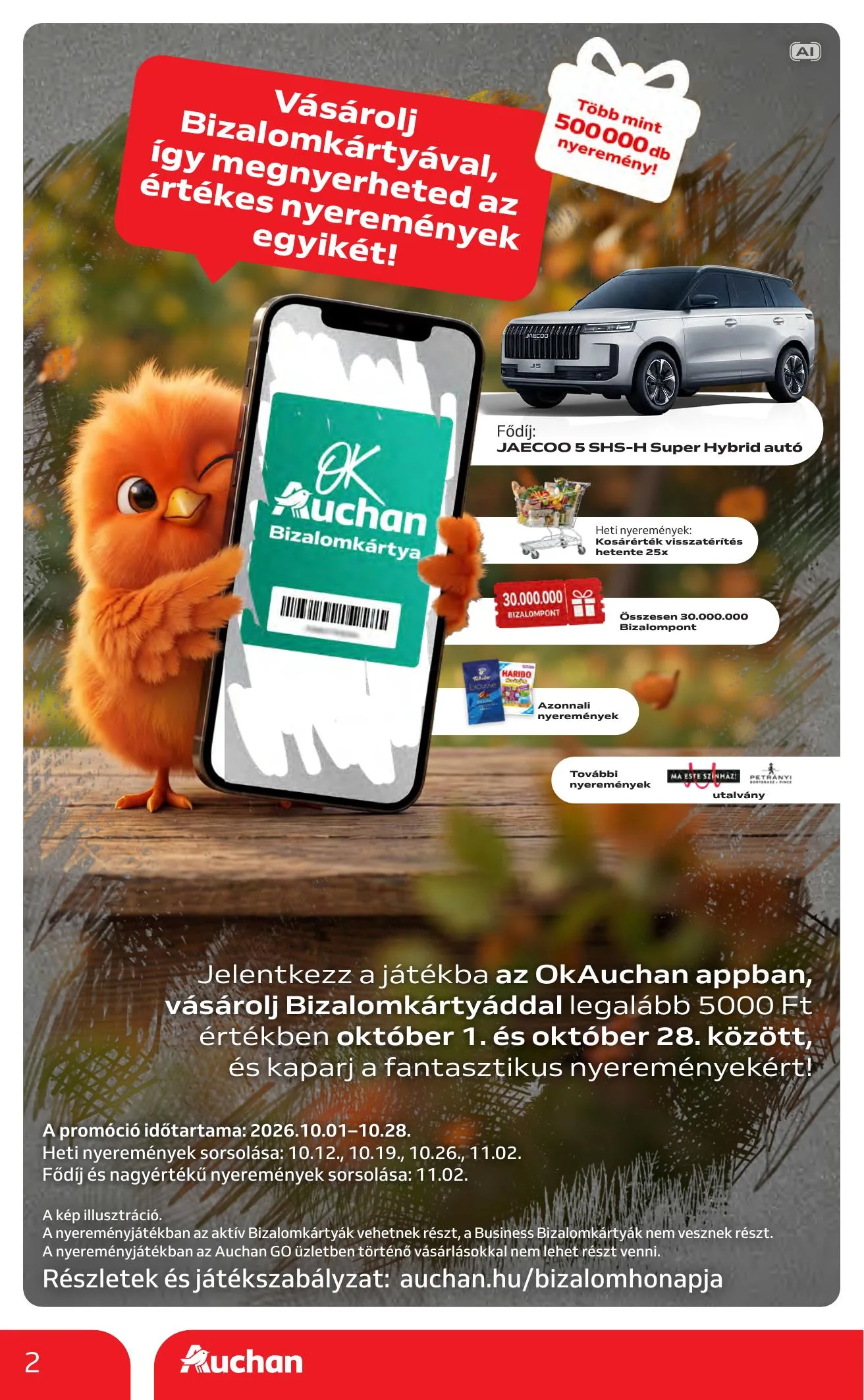 Auchan akciós újság Heti Hipermarket ajánlataink 10.22–10.28 – 2. oldal