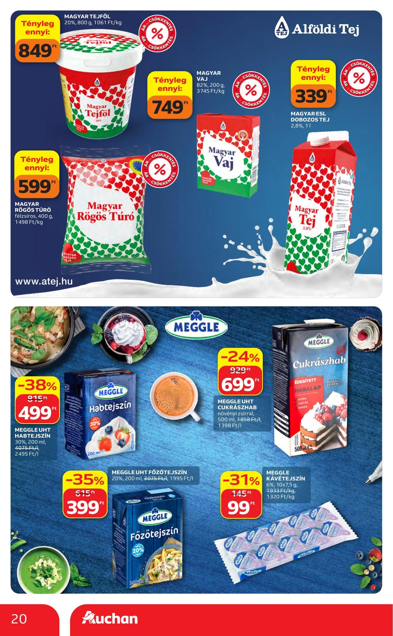 Auchan akciós újság Heti Hipermarket ajánlataink 10.22–10.28 – 20. oldal