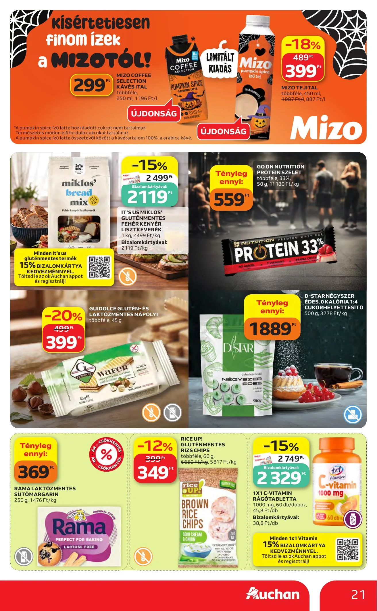 Auchan akciós újság Heti Hipermarket ajánlataink 10.22–10.28 – 21. oldal