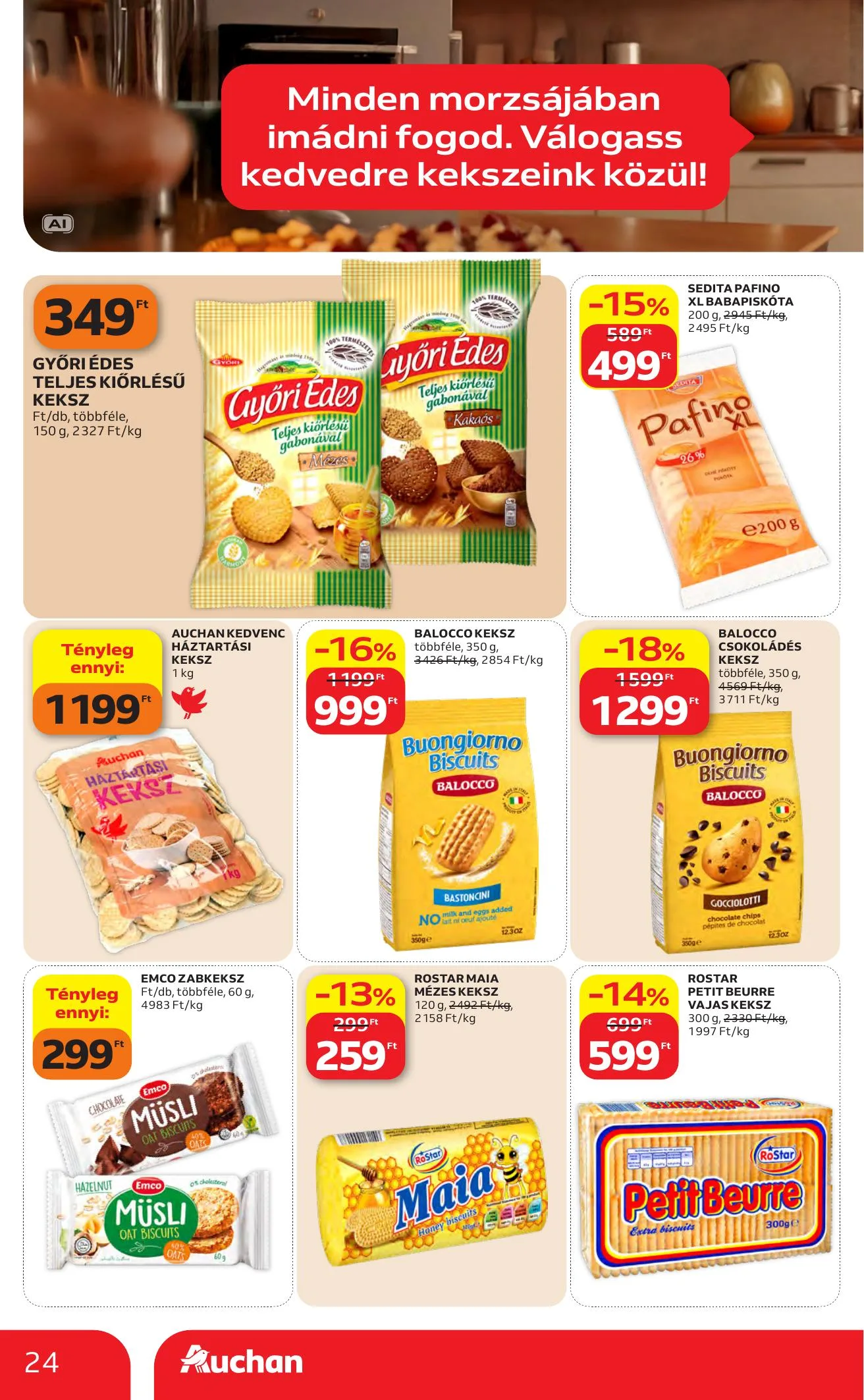 Auchan akciós újság Heti Hipermarket ajánlataink 10.22–10.28 – 24. oldal