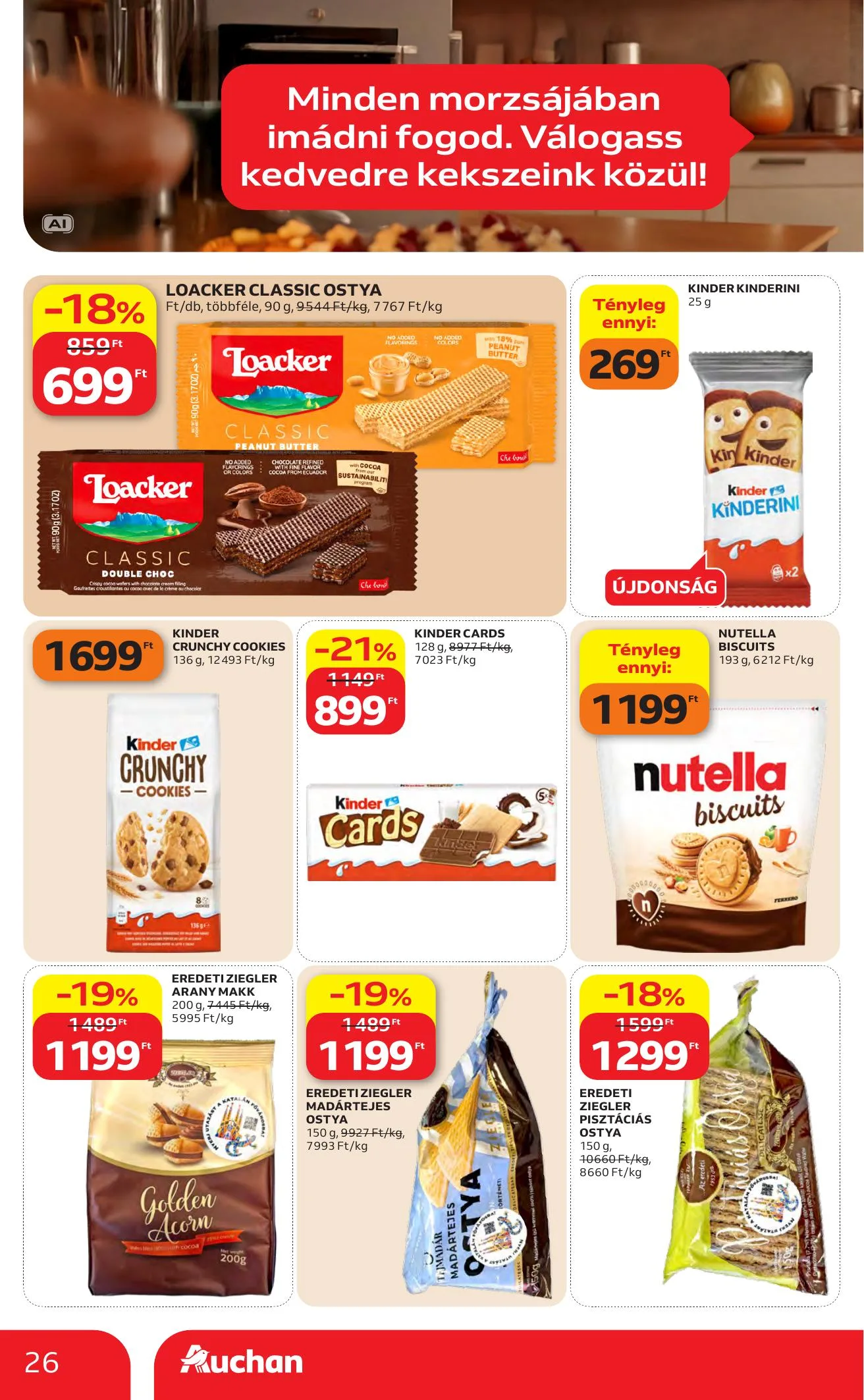 Auchan akciós újság Heti Hipermarket ajánlataink 10.22–10.28 – 26. oldal