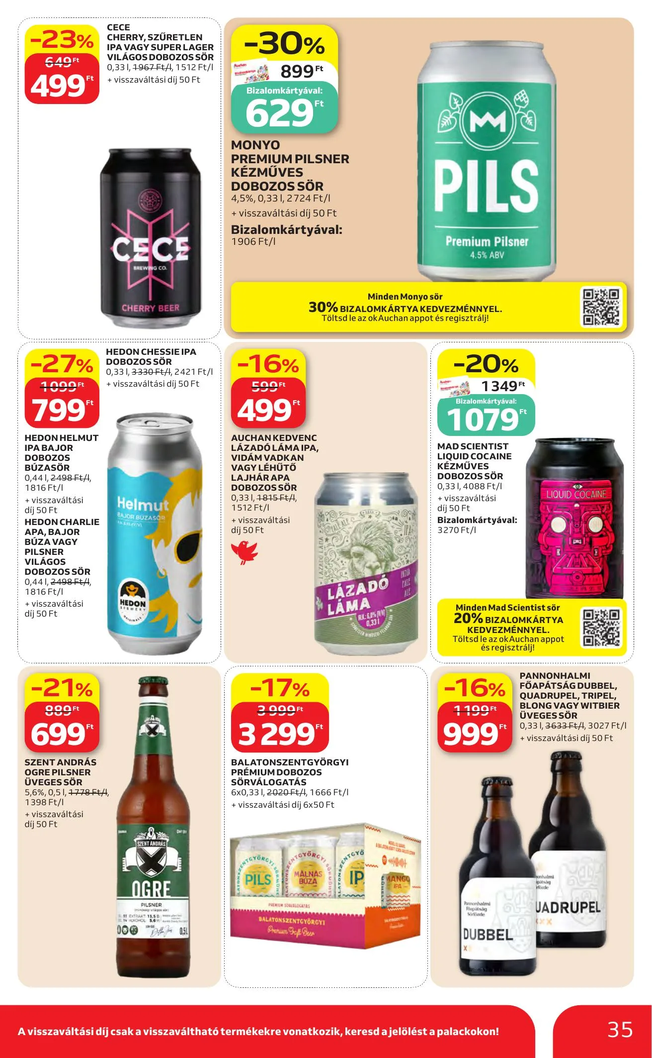 Auchan akciós újság Heti Hipermarket ajánlataink 10.22–10.28 – 35. oldal