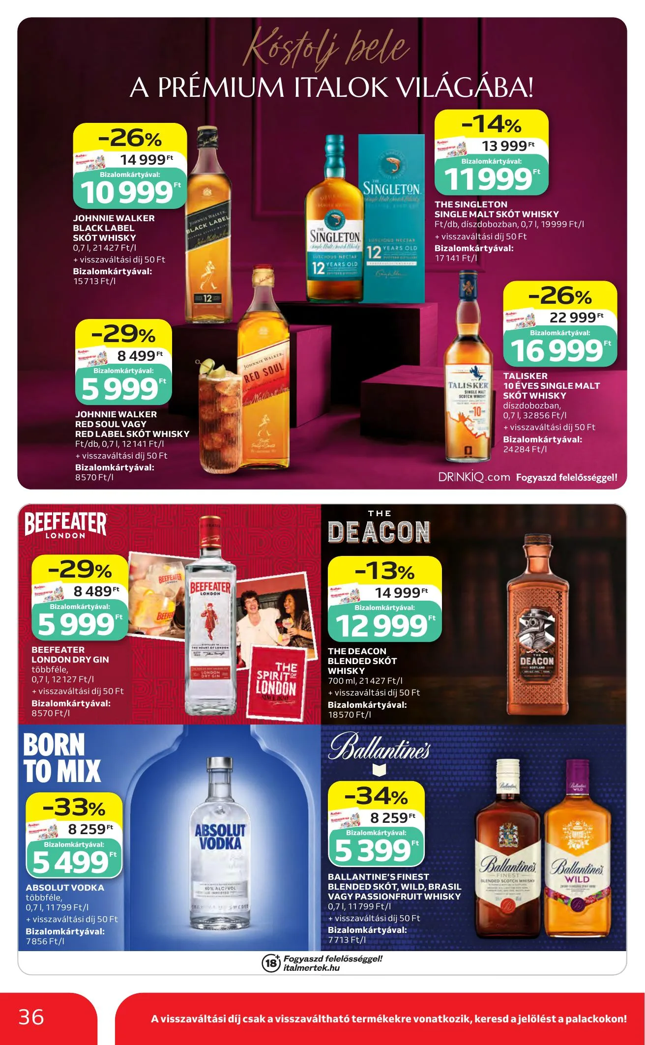Auchan akciós újság Heti Hipermarket ajánlataink 10.22–10.28 – 36. oldal