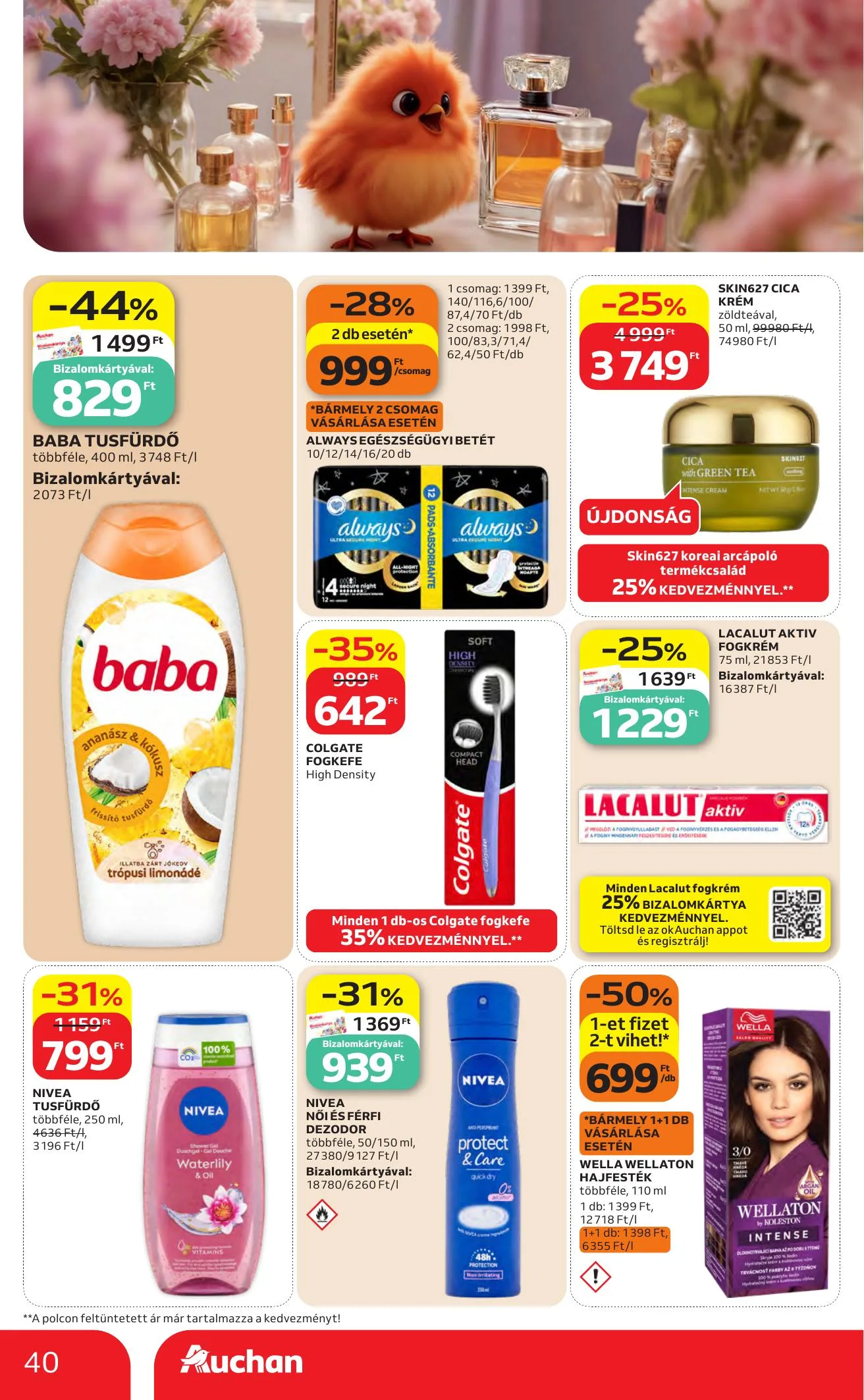 Auchan akciós újság Heti Hipermarket ajánlataink 10.22–10.28 – 40. oldal