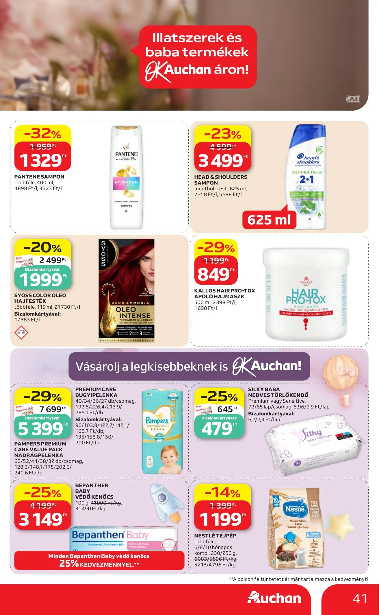 Auchan akciós újság Heti Hipermarket ajánlataink 10.22–10.28 – 41. oldal
