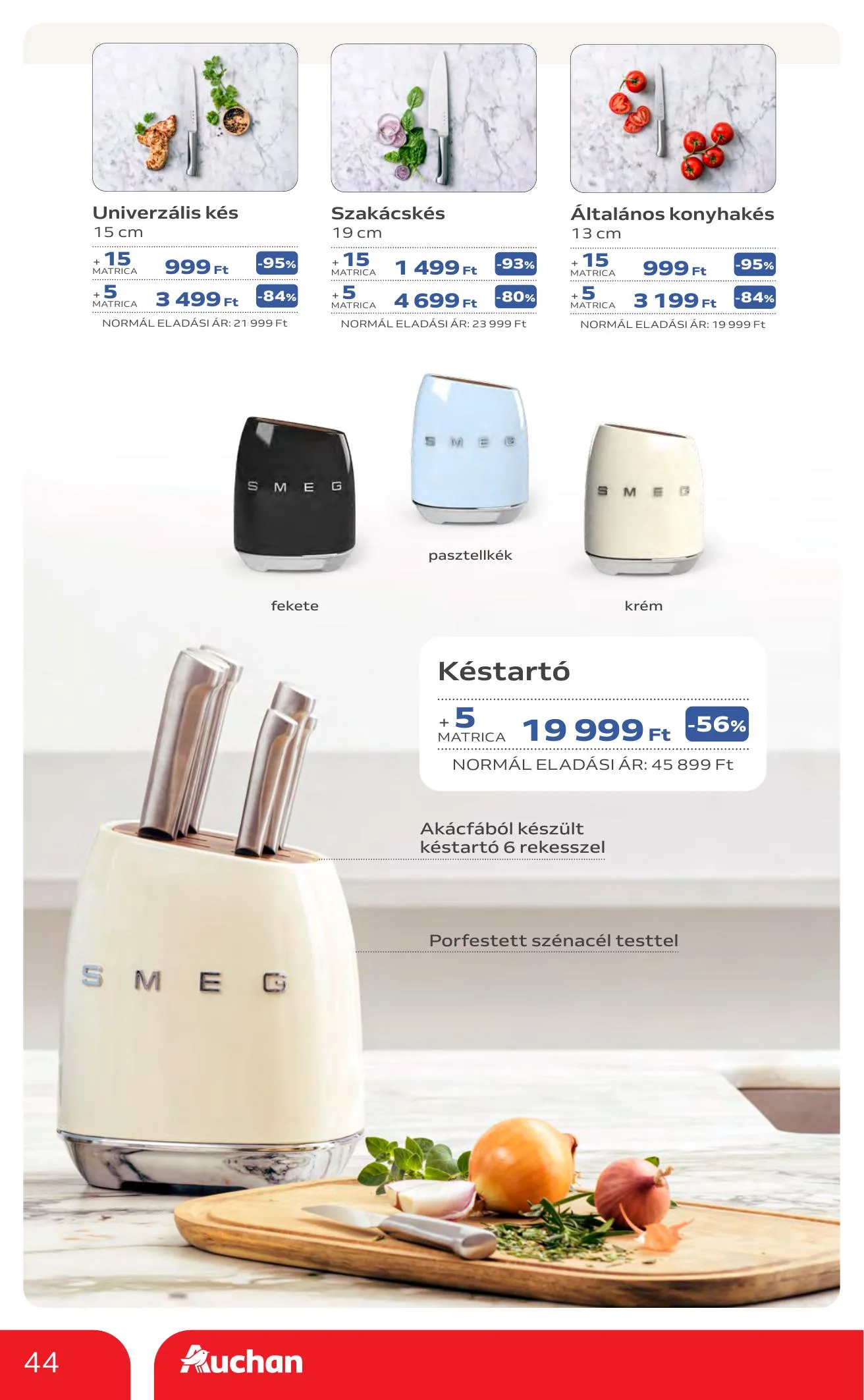 Auchan akciós újság Heti Hipermarket ajánlataink 10.22–10.28 – 44. oldal