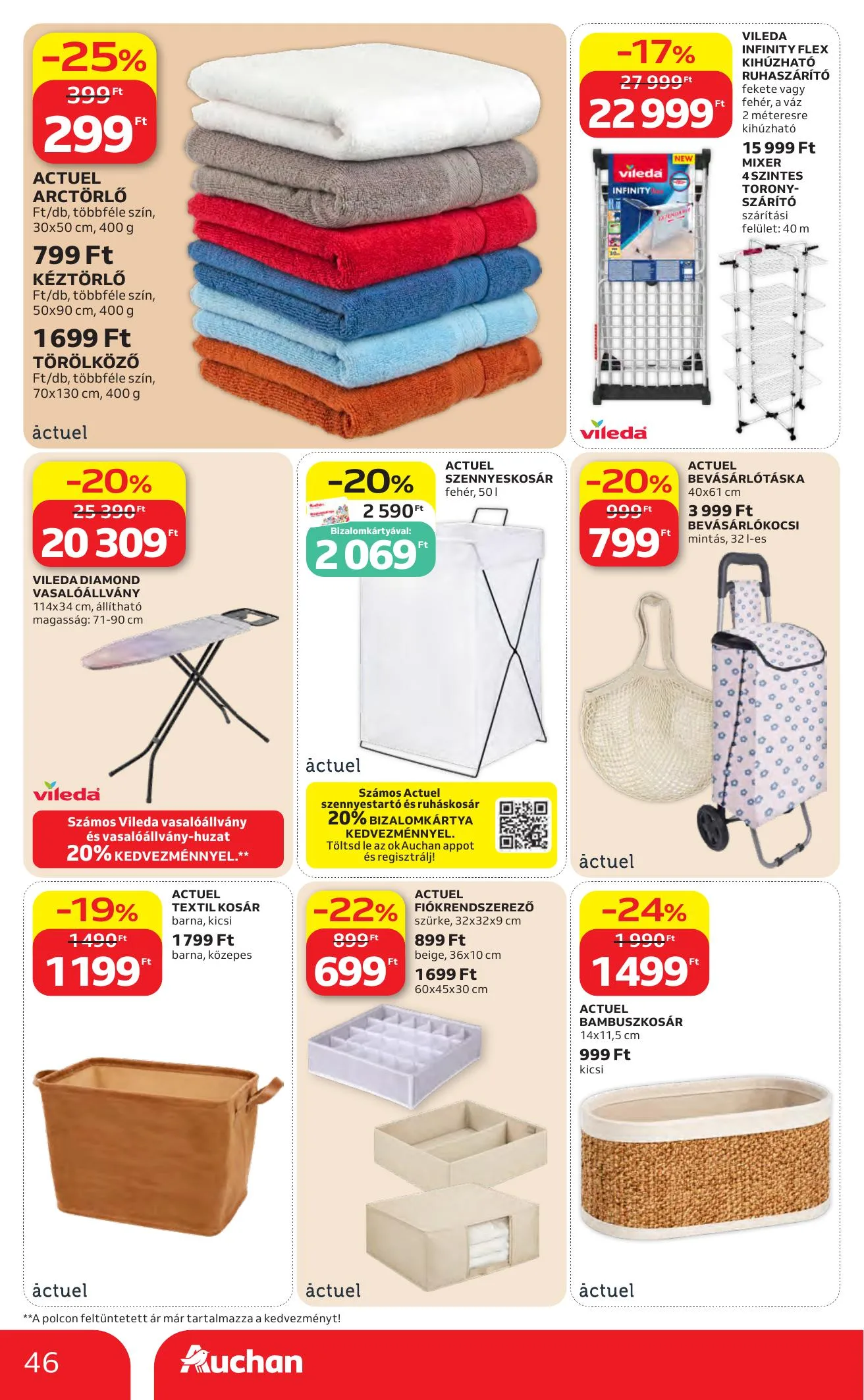 Auchan akciós újság Heti Hipermarket ajánlataink 10.22–10.28 – 46. oldal
