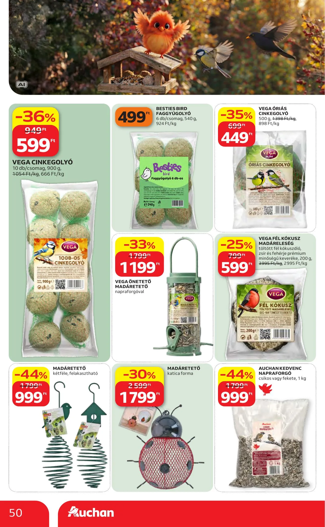 Auchan akciós újság Heti Hipermarket ajánlataink 10.22–10.28 – 50. oldal