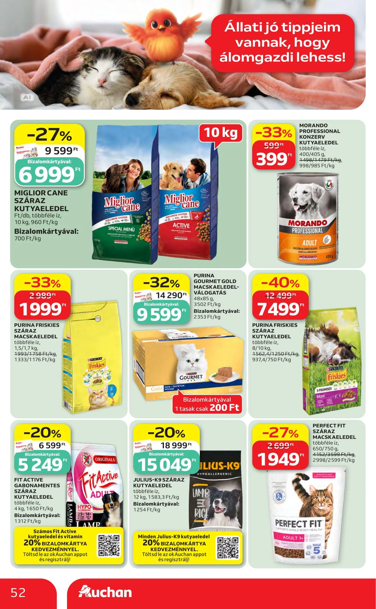 Auchan akciós újság Heti Hipermarket ajánlataink 10.22–10.28 – 52. oldal