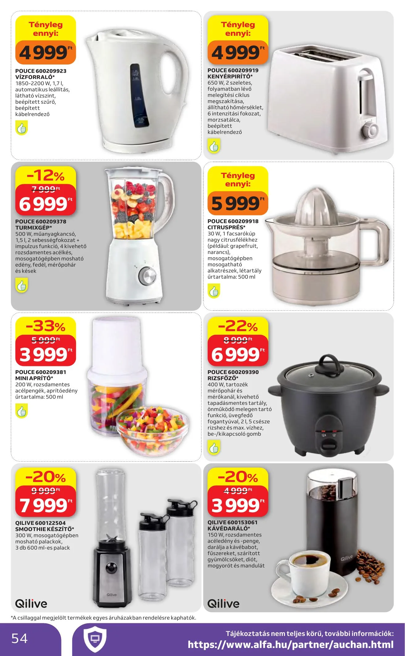 Auchan akciós újság Heti Hipermarket ajánlataink 10.22–10.28 – 54. oldal
