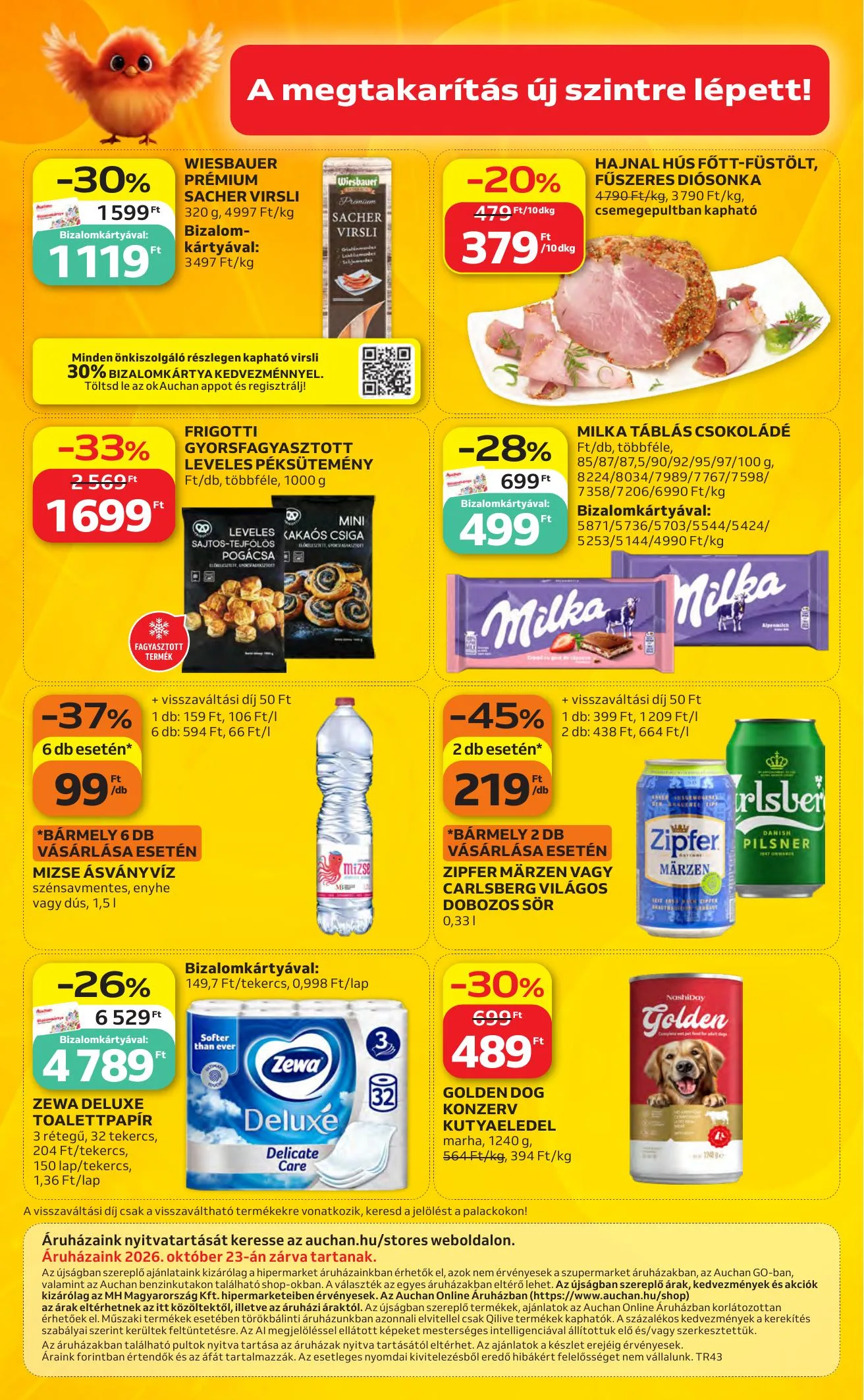 Auchan akciós újság Heti Hipermarket ajánlataink 10.22–10.28 – 58. oldal
