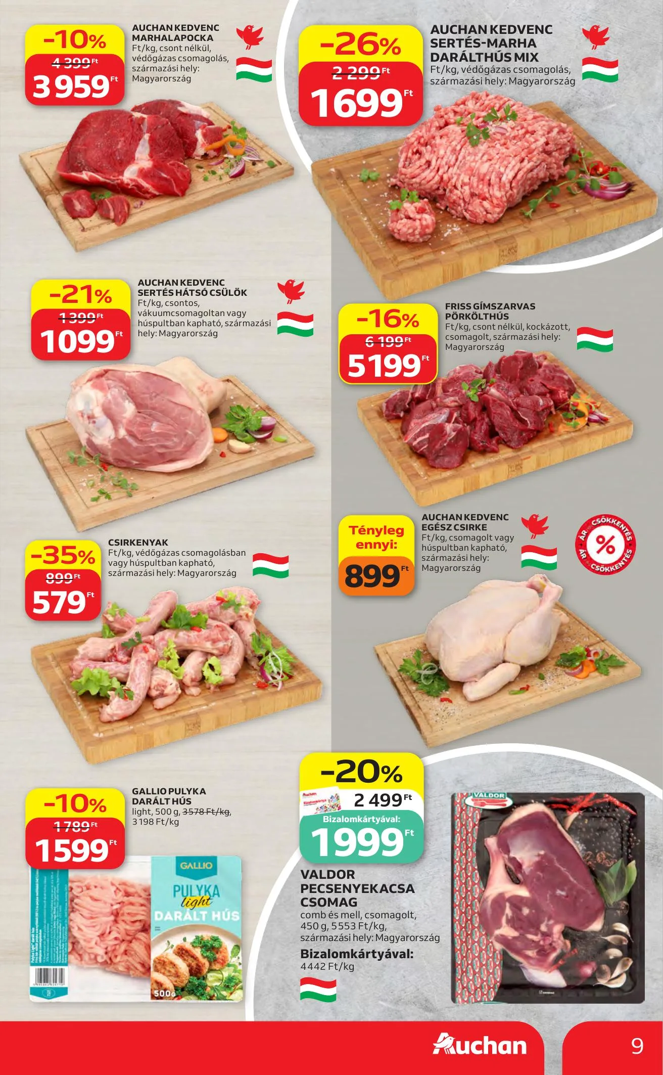Auchan akciós újság Heti Hipermarket ajánlataink 10.22–10.28 – 9. oldal