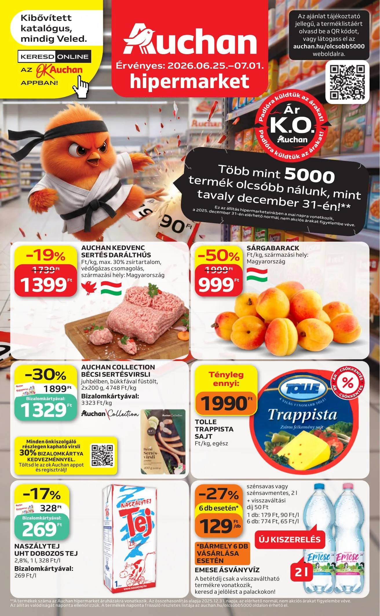 Auchan akciós újság Heti Hipermarket 06.25–07.01
