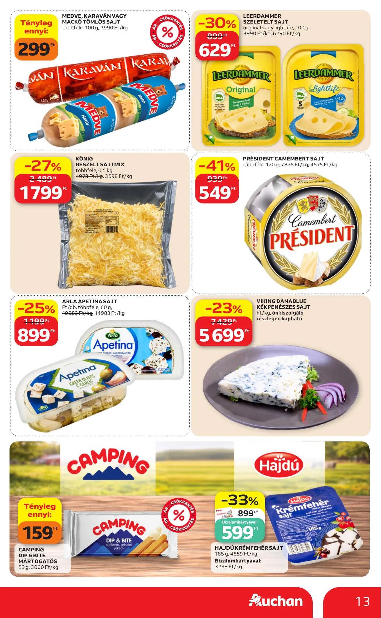 Auchan akciós újság Heti Hipermarket 06.25–07.01 – 13. oldal
