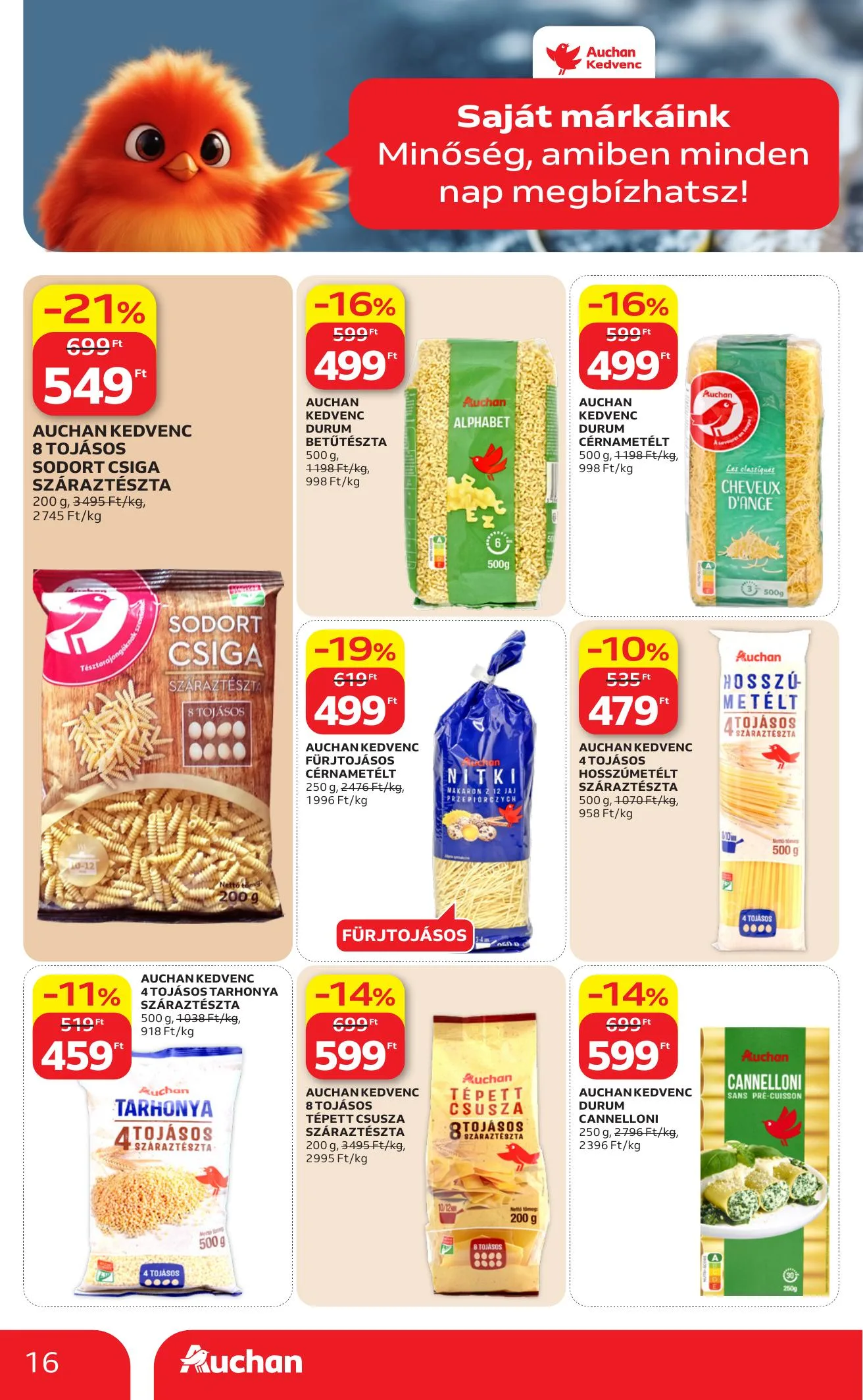 Auchan akciós újság Heti Hipermarket 06.25–07.01 – 16. oldal