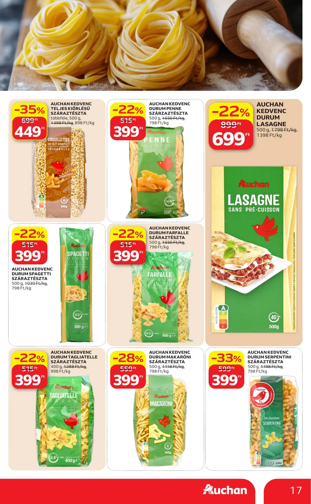 Auchan akciós újság Heti Hipermarket 06.25–07.01 – 17. oldal