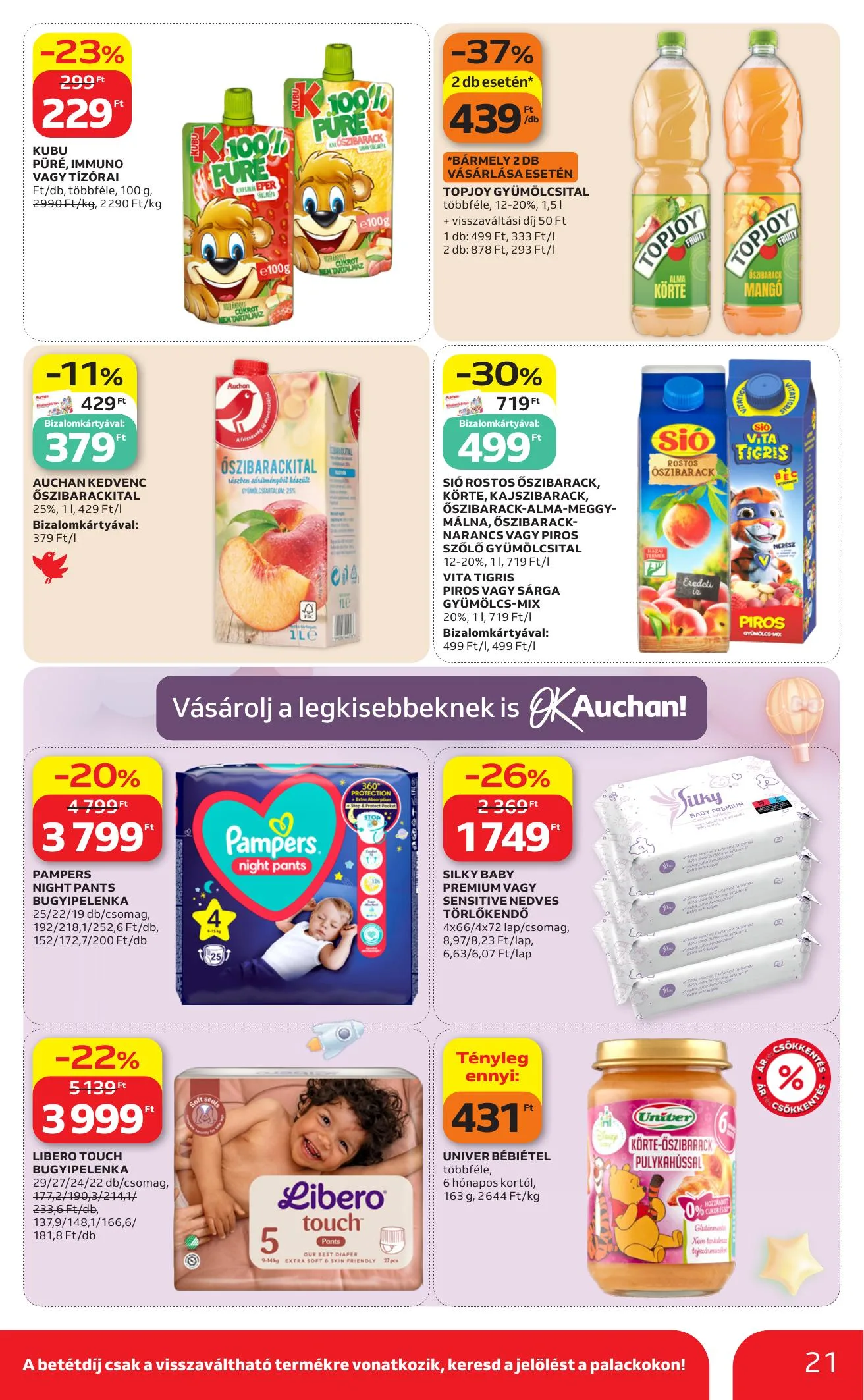Auchan akciós újság Heti Hipermarket 06.25–07.01 – 21. oldal
