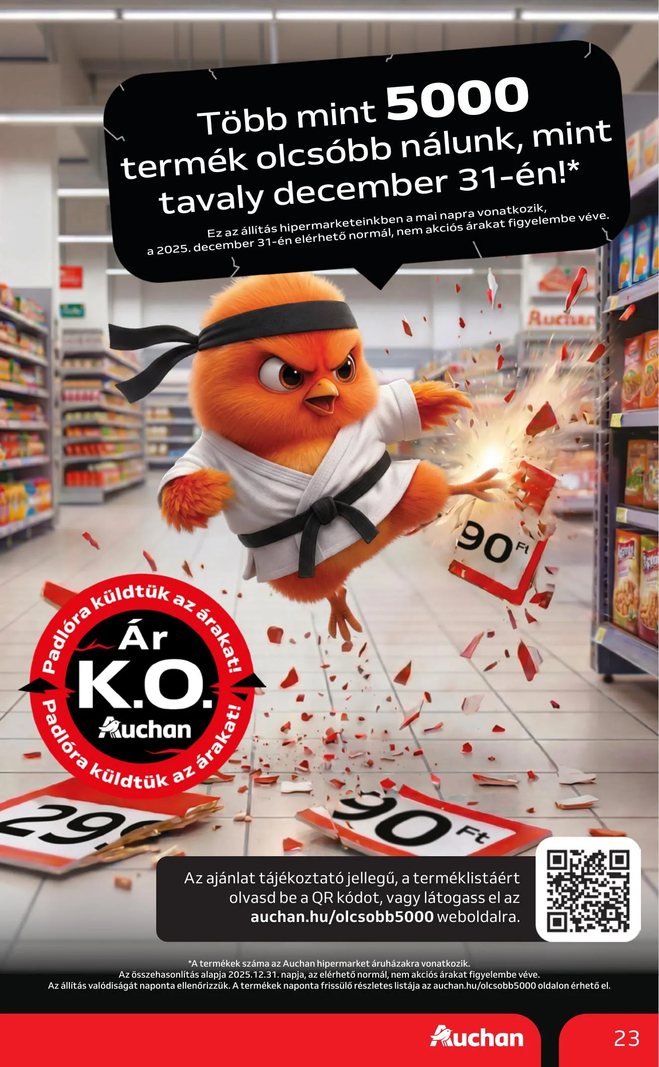 Auchan akciós újság Heti Hipermarket 06.25–07.01 – 23. oldal