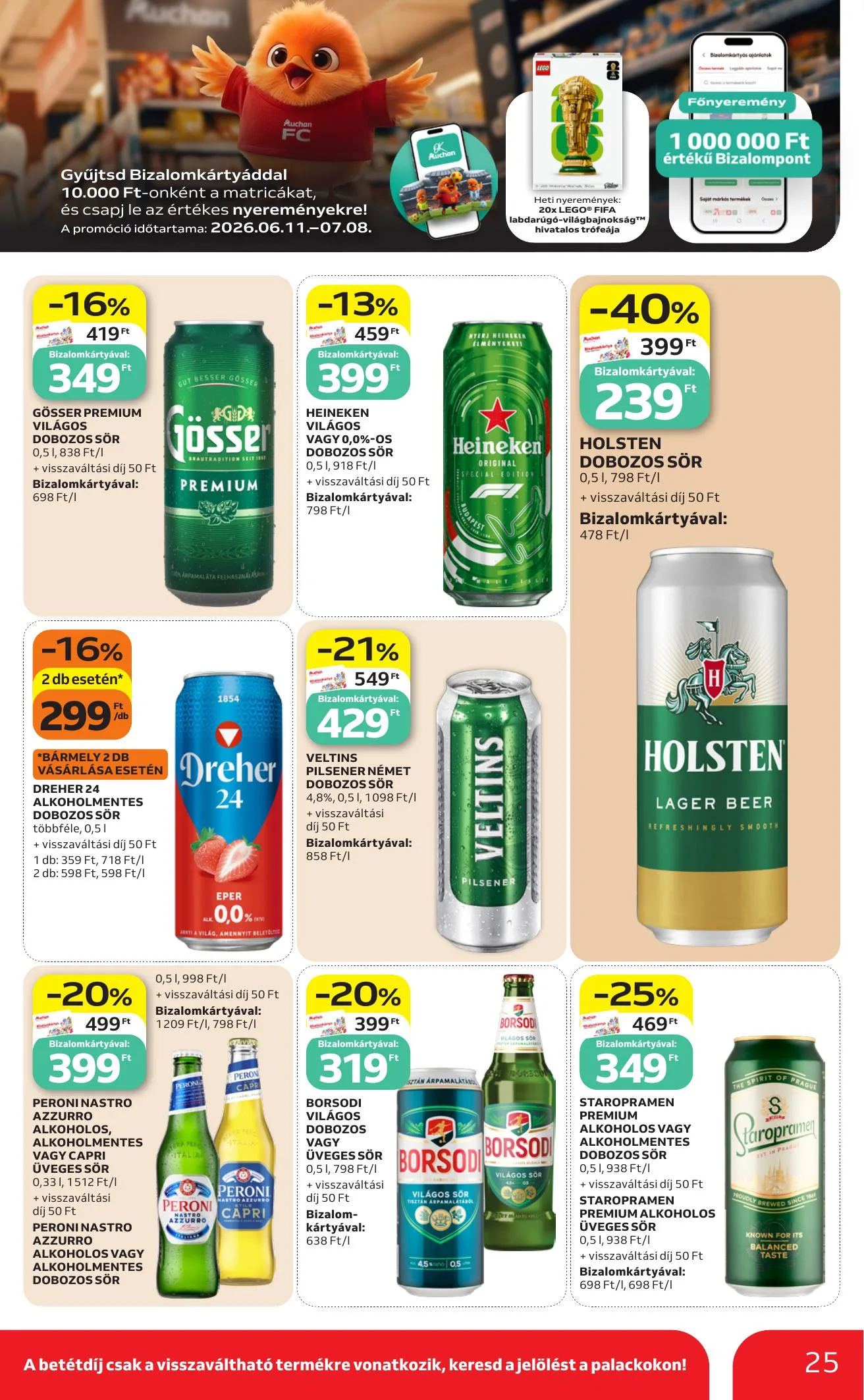 Auchan akciós újság Heti Hipermarket 06.25–07.01 – 25. oldal