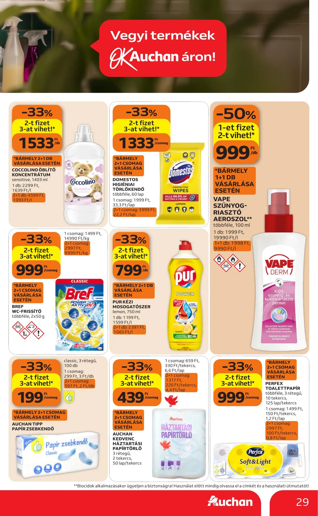 Auchan akciós újság Heti Hipermarket 06.25–07.01 – 29. oldal