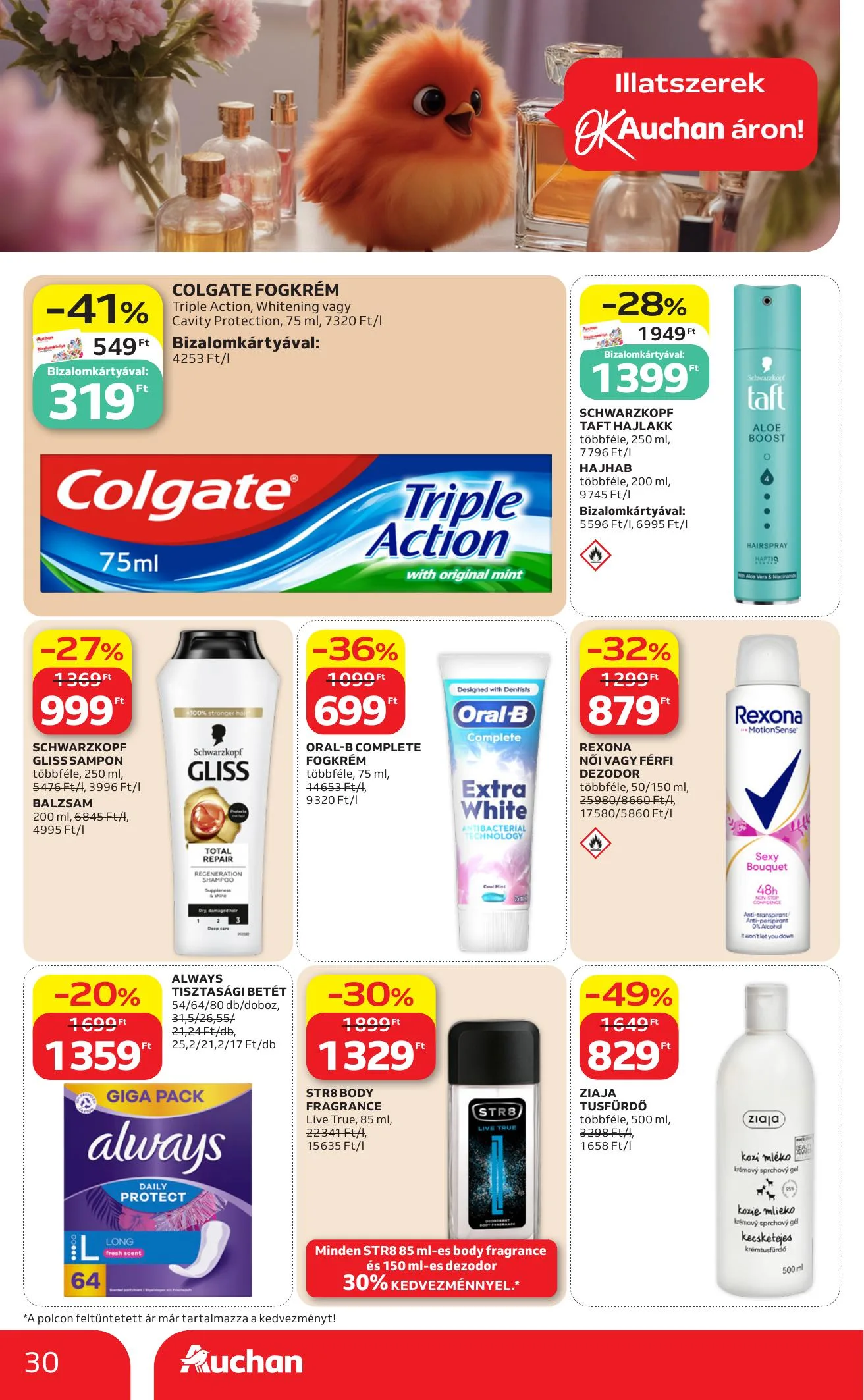 Auchan akciós újság Heti Hipermarket 06.25–07.01 – 30. oldal