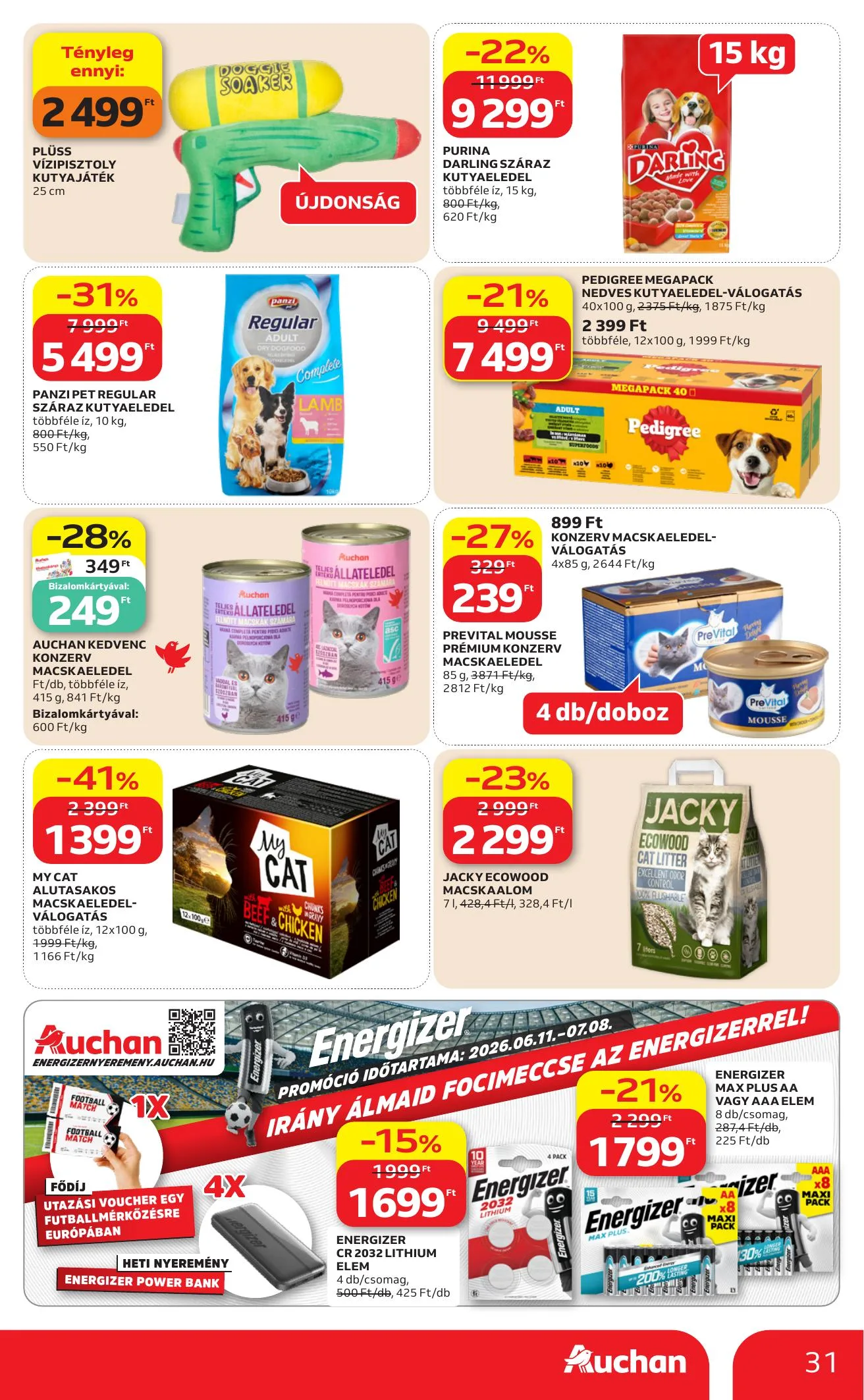 Auchan akciós újság Heti Hipermarket 06.25–07.01 – 31. oldal